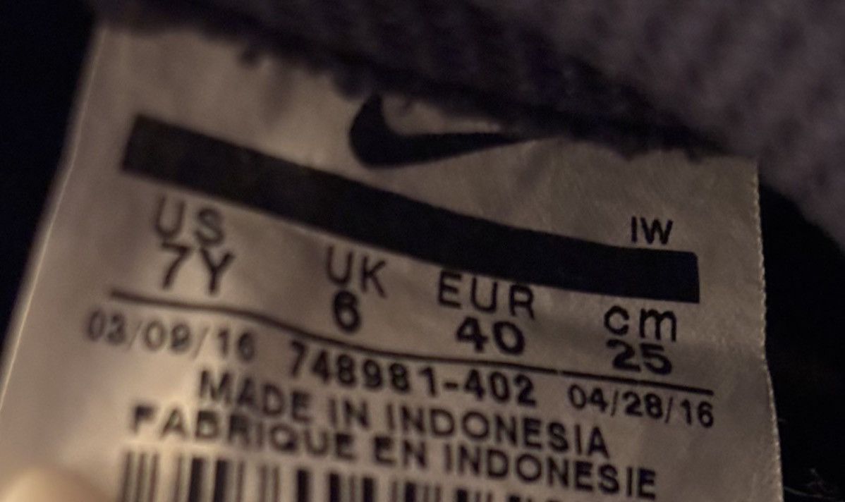 Nike Nike Air Force 1 Premium GS 'Light Blue' Size US 7 / EU 40 - 7 Thumbnail