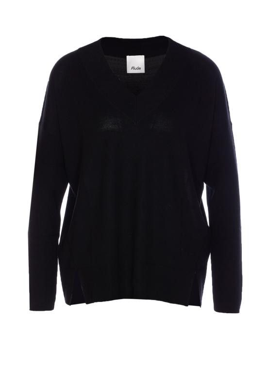 Allude ALLUDE Women Sweater 64016 490 Blue Size S / US 4 / IT 40 - 1 Thumbnail
