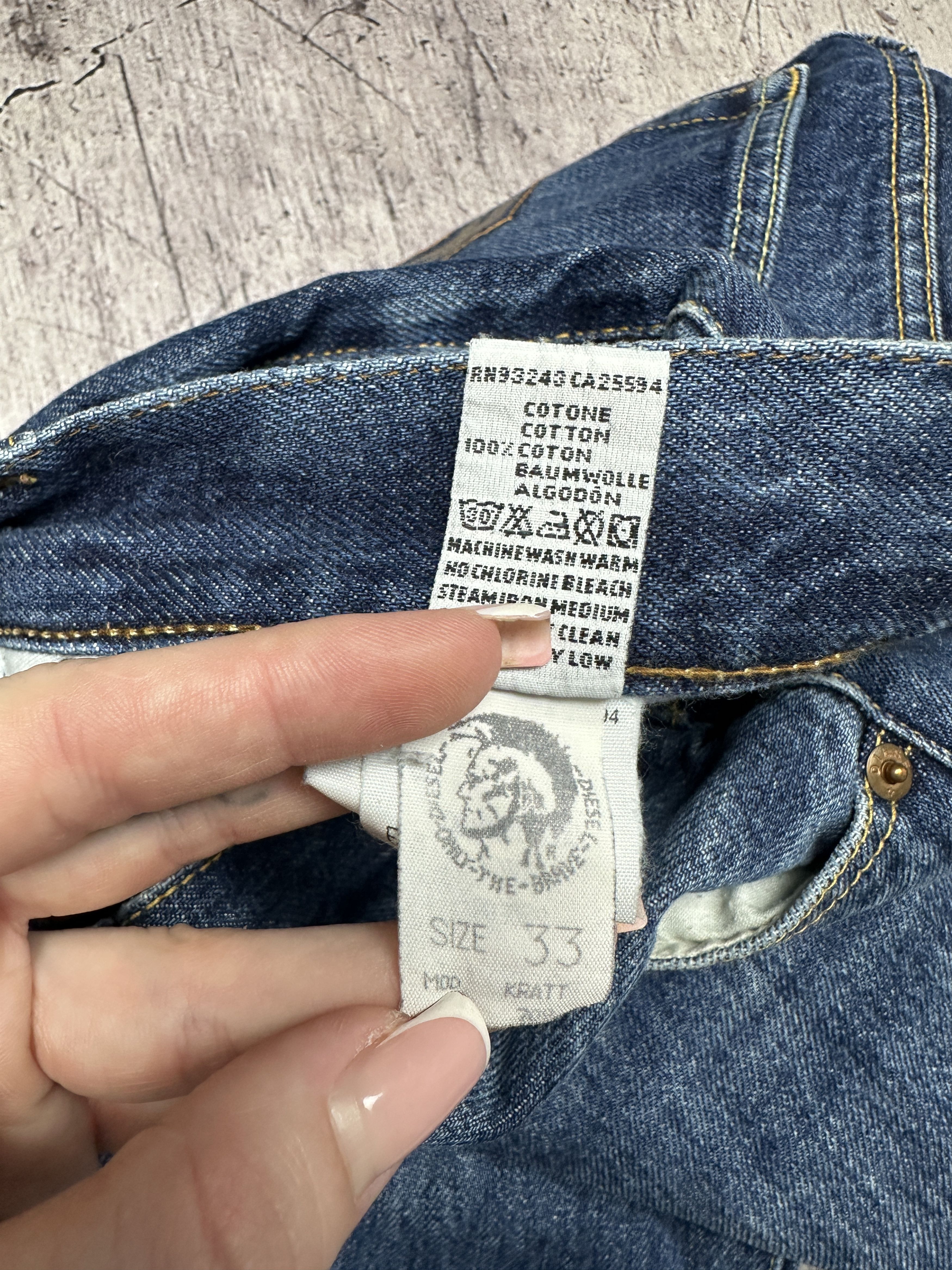 Diesel Diesel Vintage Mens Denim Pants Jeans Size US 33 - 5 Thumbnail