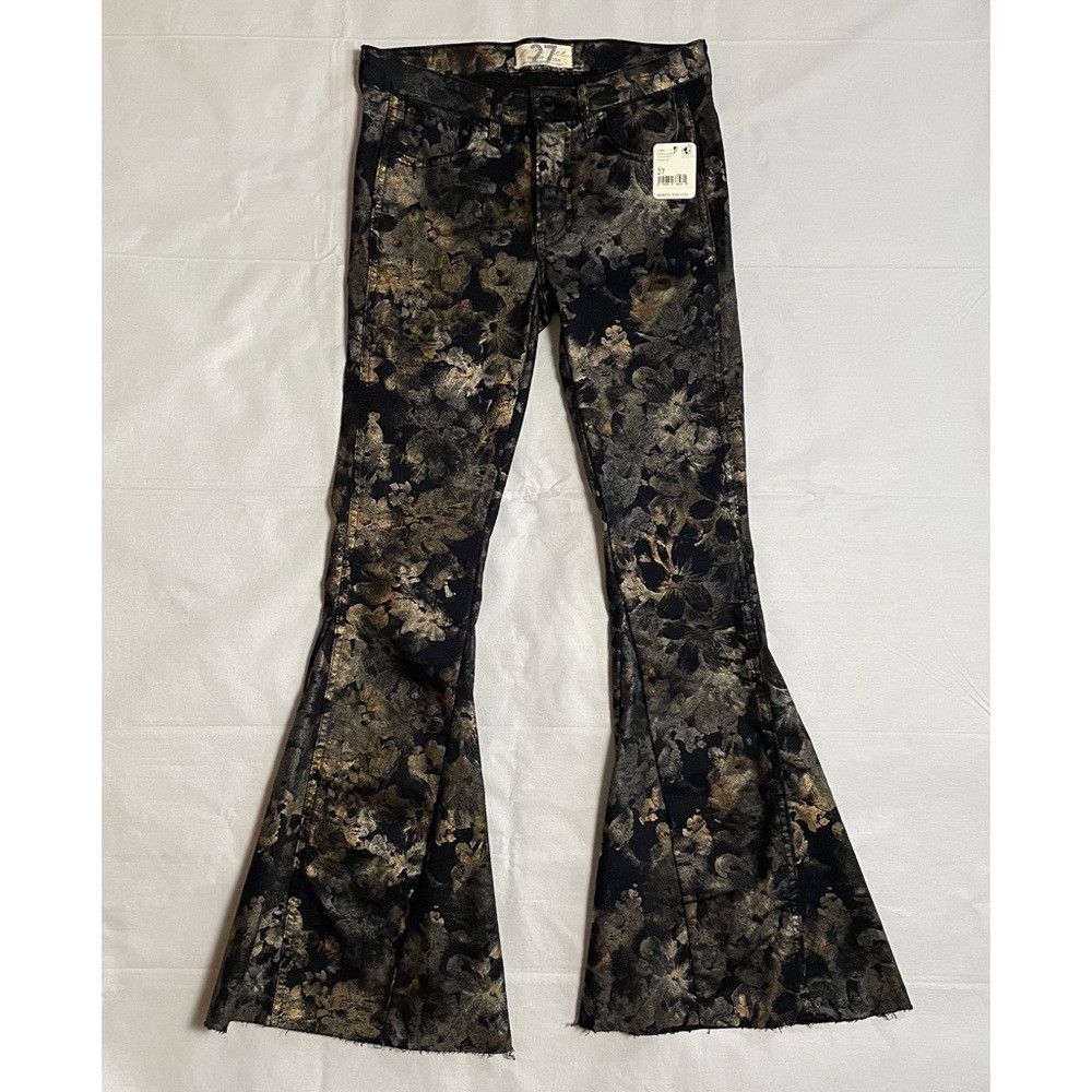 Free People NWT New $178 Free People Inferno Flare Jeans Size 27 Size 27" / US 4 / IT 40 - 4 Thumbnail