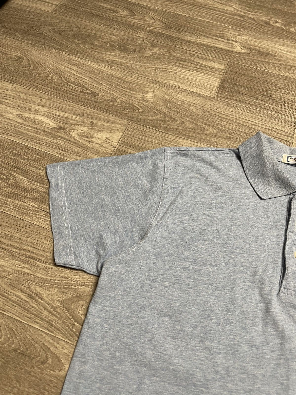 Yves Saint Laurent Vintage Yves Saint Laurent YSL Blue Polo Shirt Size US M / EU 48-50 / 2 - 4 Thumbnail