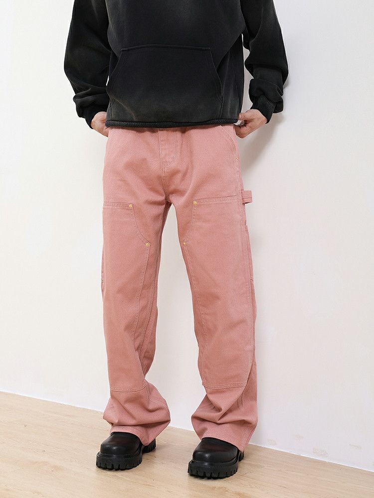 double knee skate hiphop carpenter pants