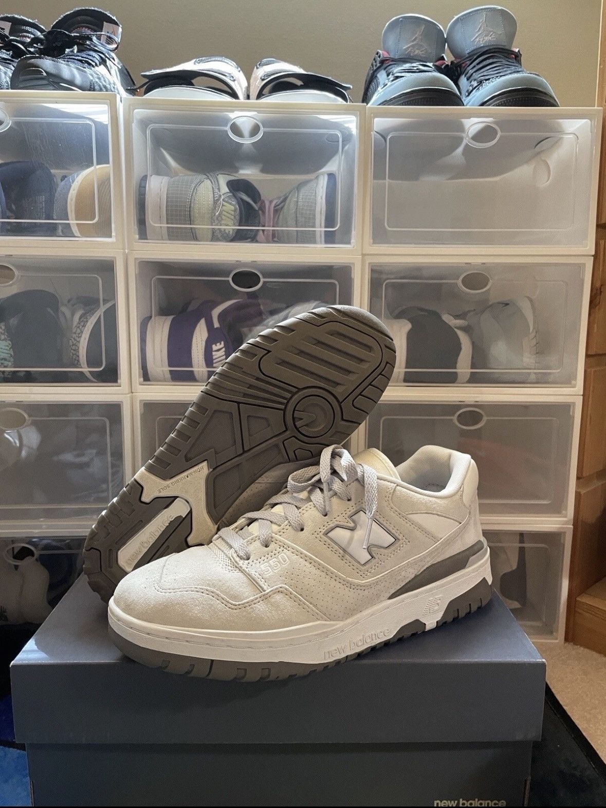 New Balance Size 8.5 - New Balance 550 x United Arrows Beige White Size US 8.5 / EU 41-42 - 1 Thumbnail