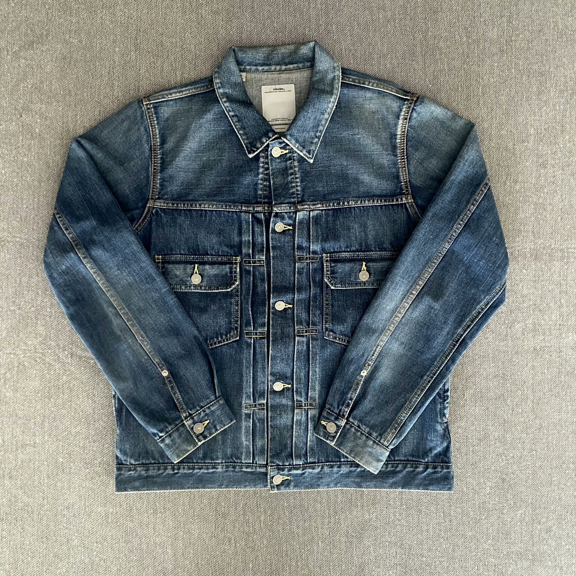 Visvim Visvim101 17AW Type 2 Denim Jacket Size US XXL / EU 58 / 5 - 1 Thumbnail