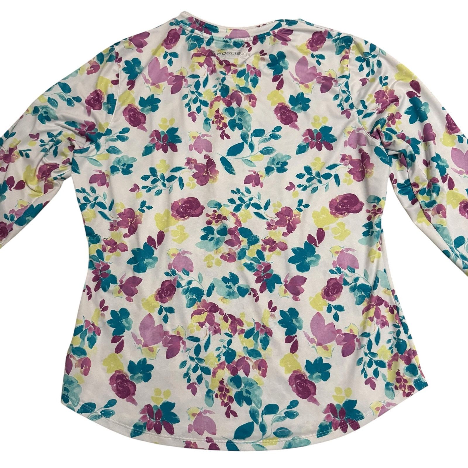 Other Coolibar Match Point Tennis Tee Sun Protection Floral Medium Size M / US 6-8 / IT 42-44 - 8 Thumbnail
