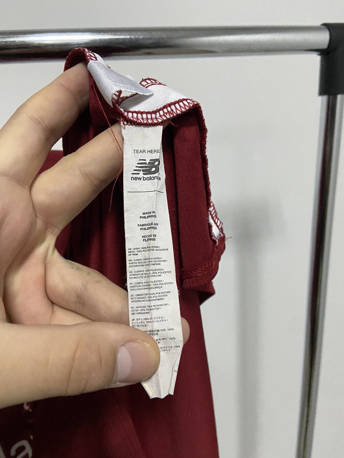 New Balance × Vintage New balance jersey big logo football standard chartered Size US L / EU 52-54 / 3 - 7 Thumbnail
