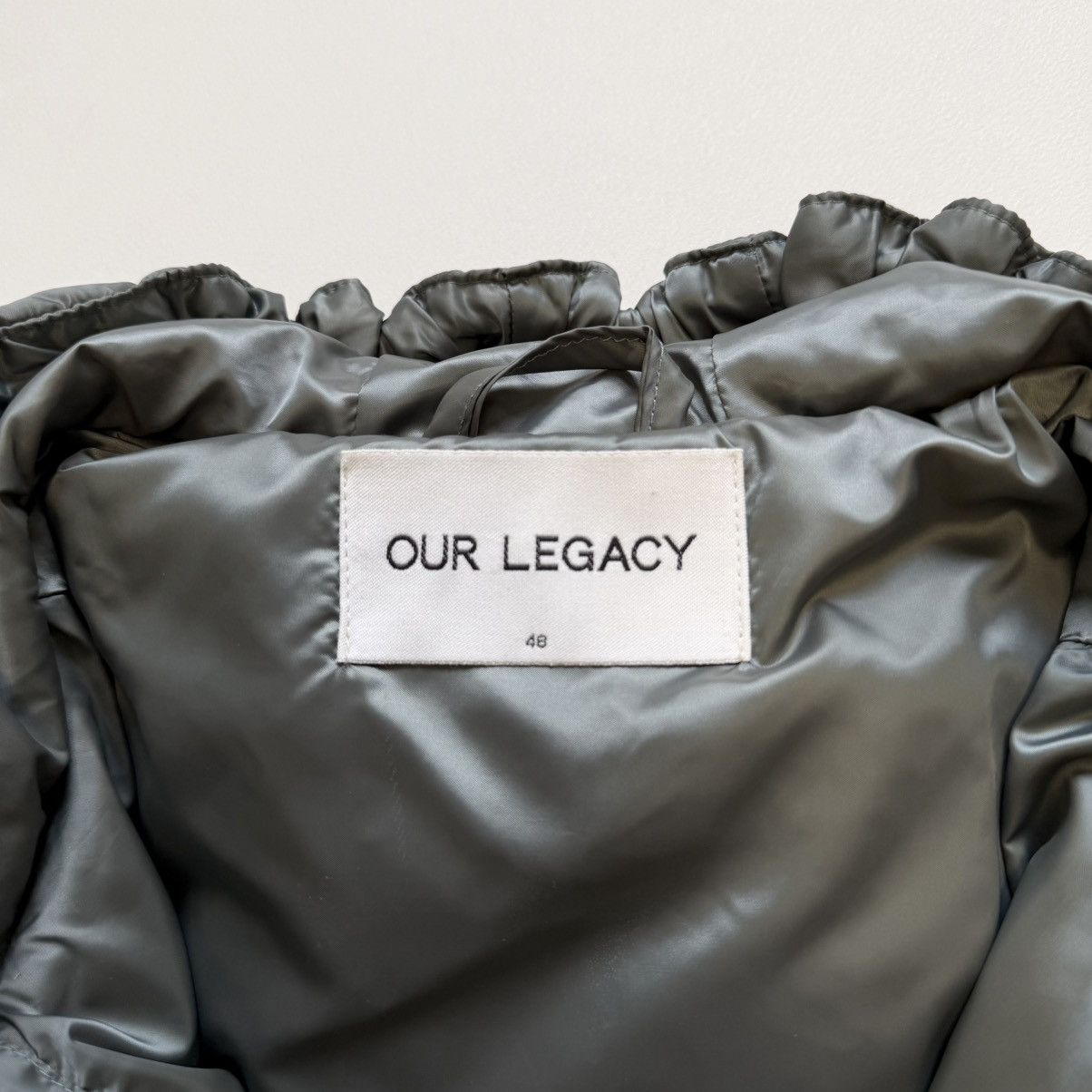 Our Legacy Sample Shimmer Sage Nylon Puffer Jacket Size US M / EU 48-50 / 2 - 8 Thumbnail