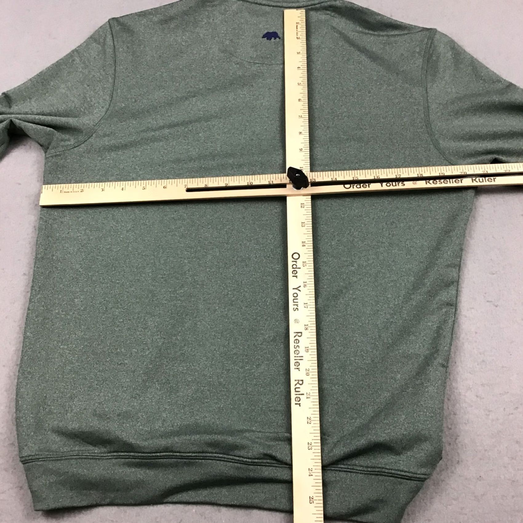 Vintage Onward Reserve Sweater Men S Green 1/4 Zip Pullover Logo Embroidered Golf Casual Size US S / EU 44-46 / 1 - 6 Thumbnail