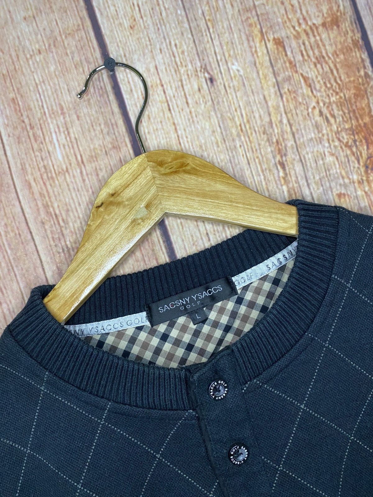 Japanese Brand Yohji Yamamoto Sacsny Y’Saccs Golf Sweatshirt Size US L / EU 52-54 / 3 - 6 Thumbnail