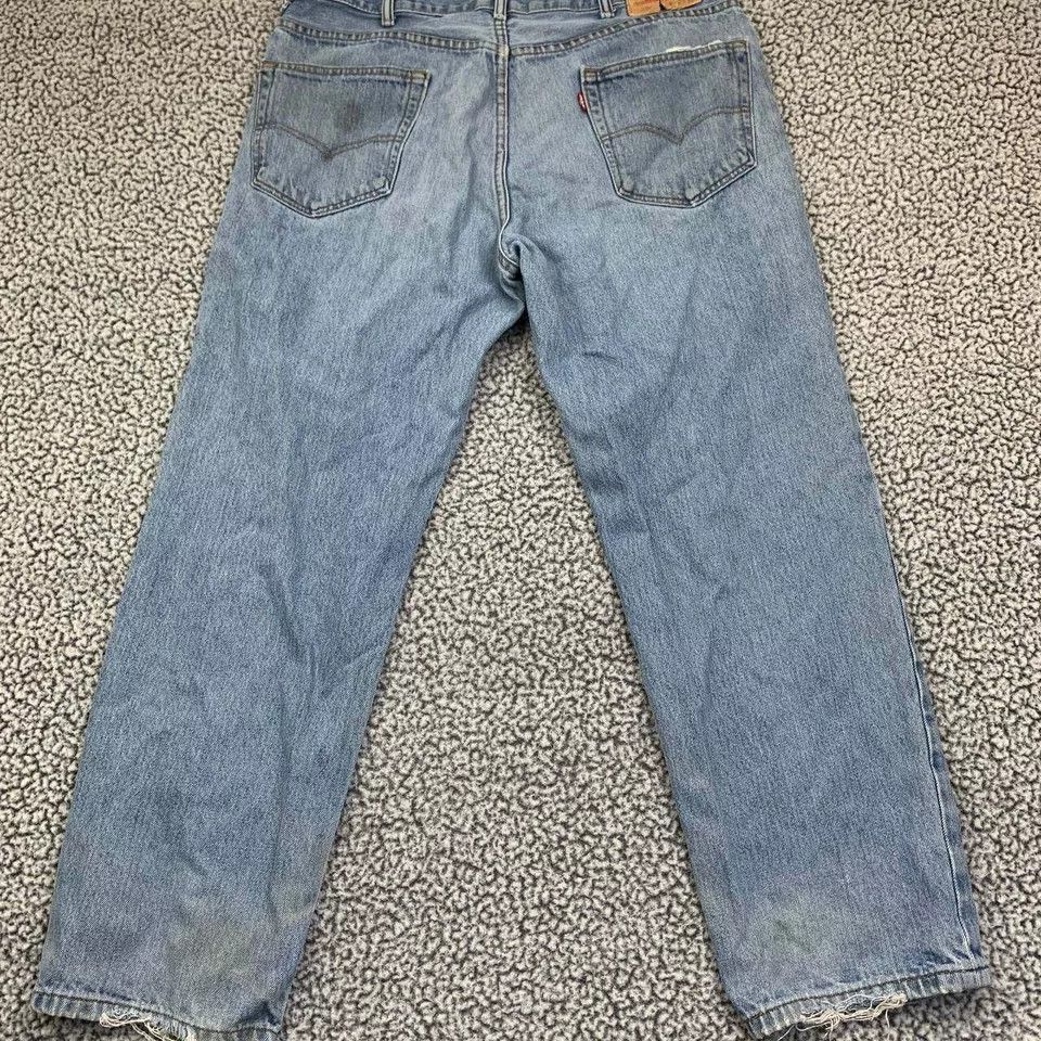 Levi's Levi's 556 Jeans Men 38x30 Straight Leg Mid Rise Denim Pants Size US 38 / EU 54 - 9 Thumbnail