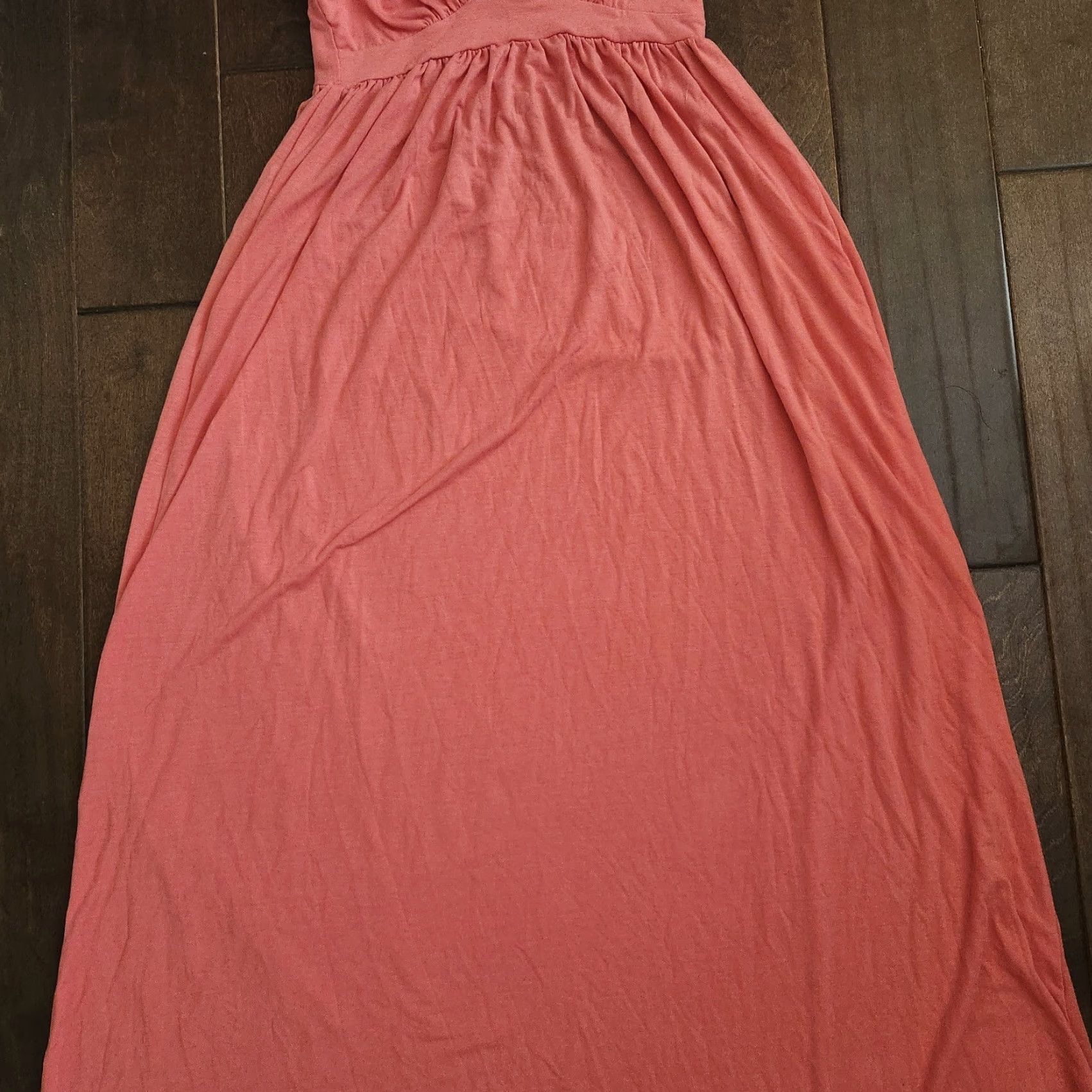 Vintage Poof Women's Pink Sleeveless Dress - Size S - Long Cotton Rayon Spandex, Solid, Casual Travel Party/Cocktail, Machine Washable Size S / US 4 / IT 40 - 4 Thumbnail