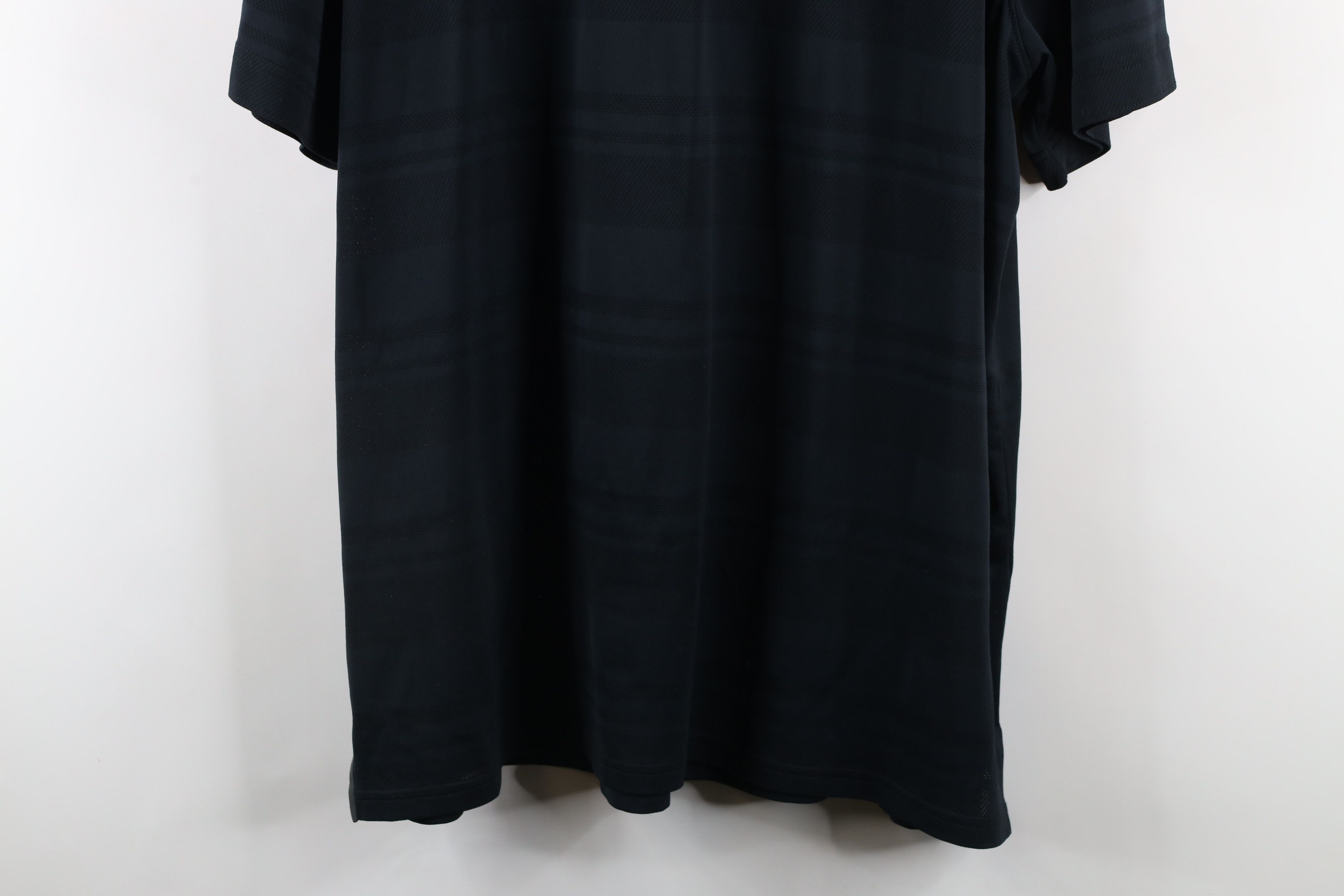 Oakley × Vintage Oakley Center O Logo Striped Knit Collared Golf Polo Black Size US XXL / EU 58 / 5 - 16 Thumbnail