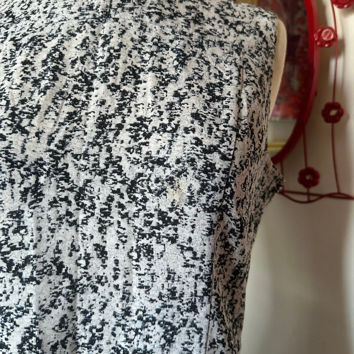 H&M h&m black white high neck skater dress Size XL / US 12-14 / IT 48-50 - 2 Thumbnail