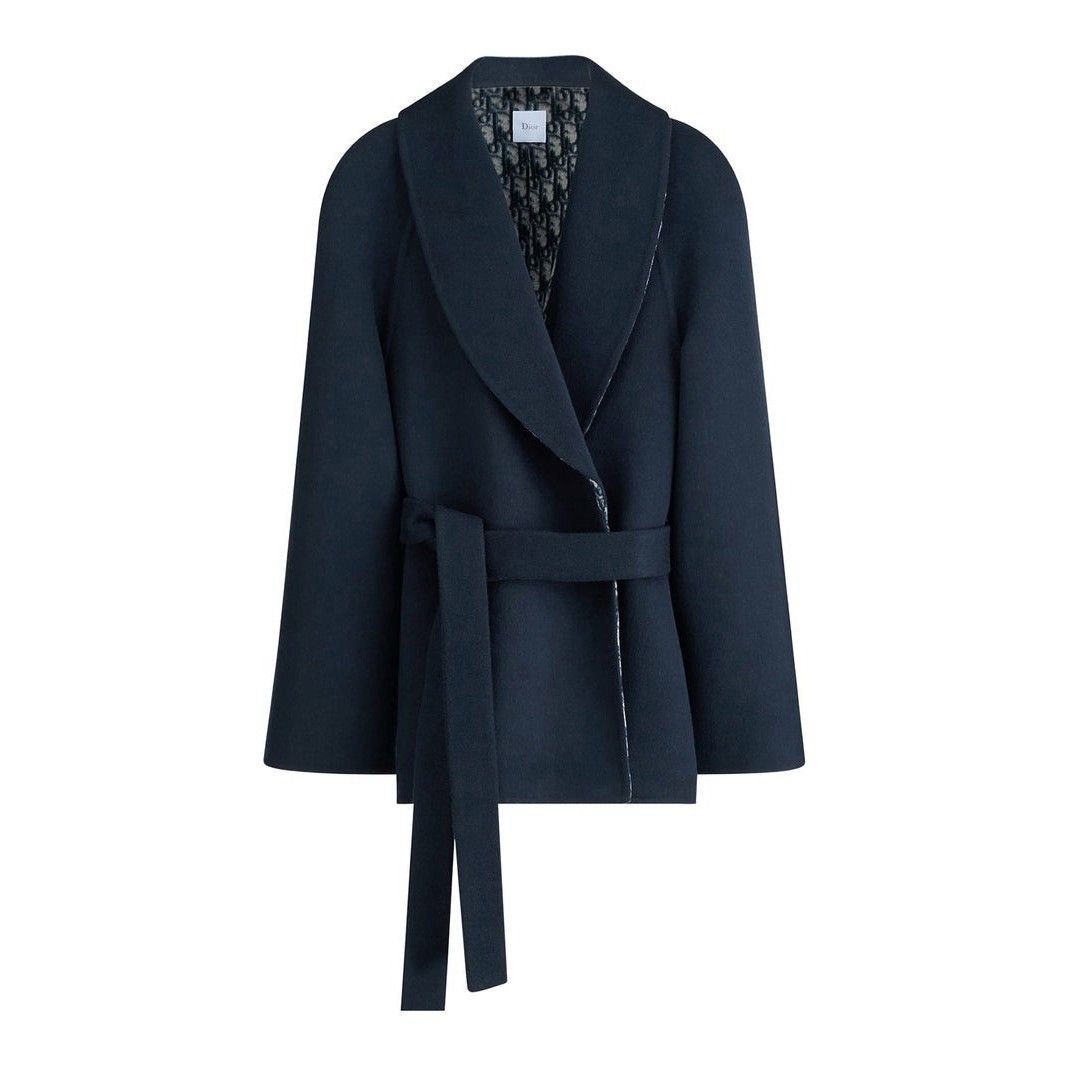 Dior DIOR $5300 Navy Blue Double Breasted Coat New & Authentic (W Size M / US 6-8 / IT 42-44 - 1 Preview