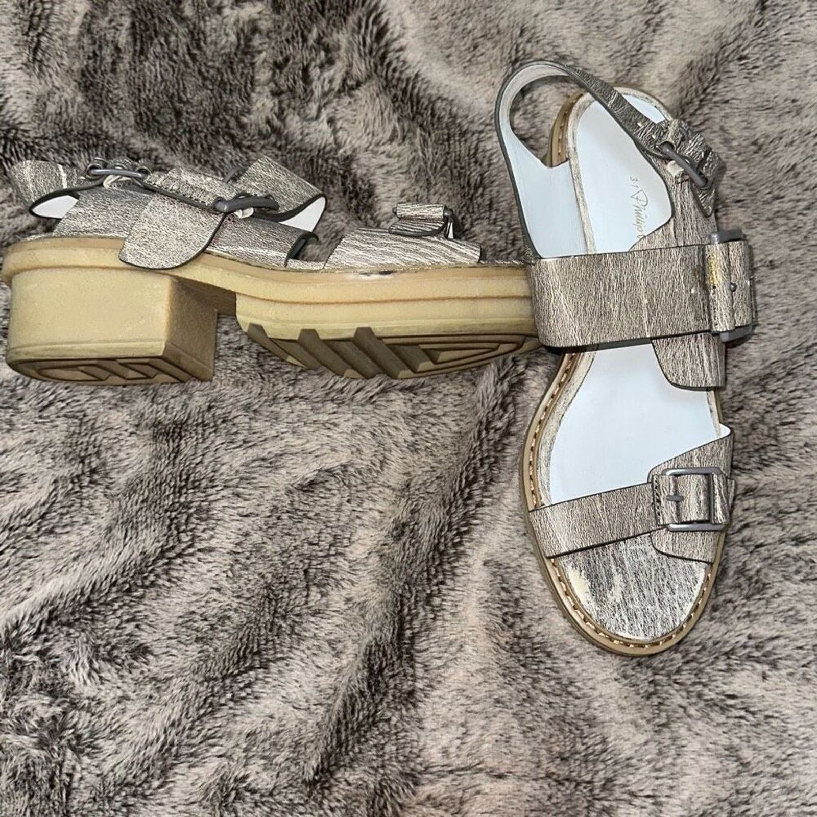 3.1 Phillip Lim 3.1 Phillip Lim Thick Tread Platform Sandals | Sz 38.5 Size US 8.5 / IT 38.5 - 2 Thumbnail