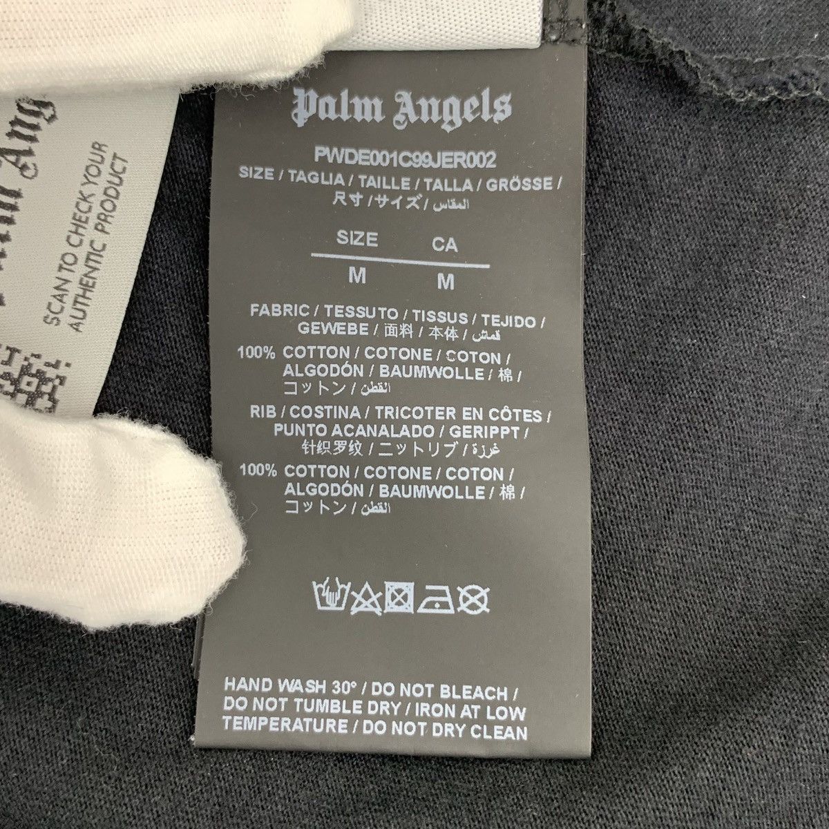 Palm Angels Palm Angels Black Cotton Crew Neck Short Sleeve Dress K26WX Size M / US 6-8 / IT 42-44 - 8 Thumbnail
