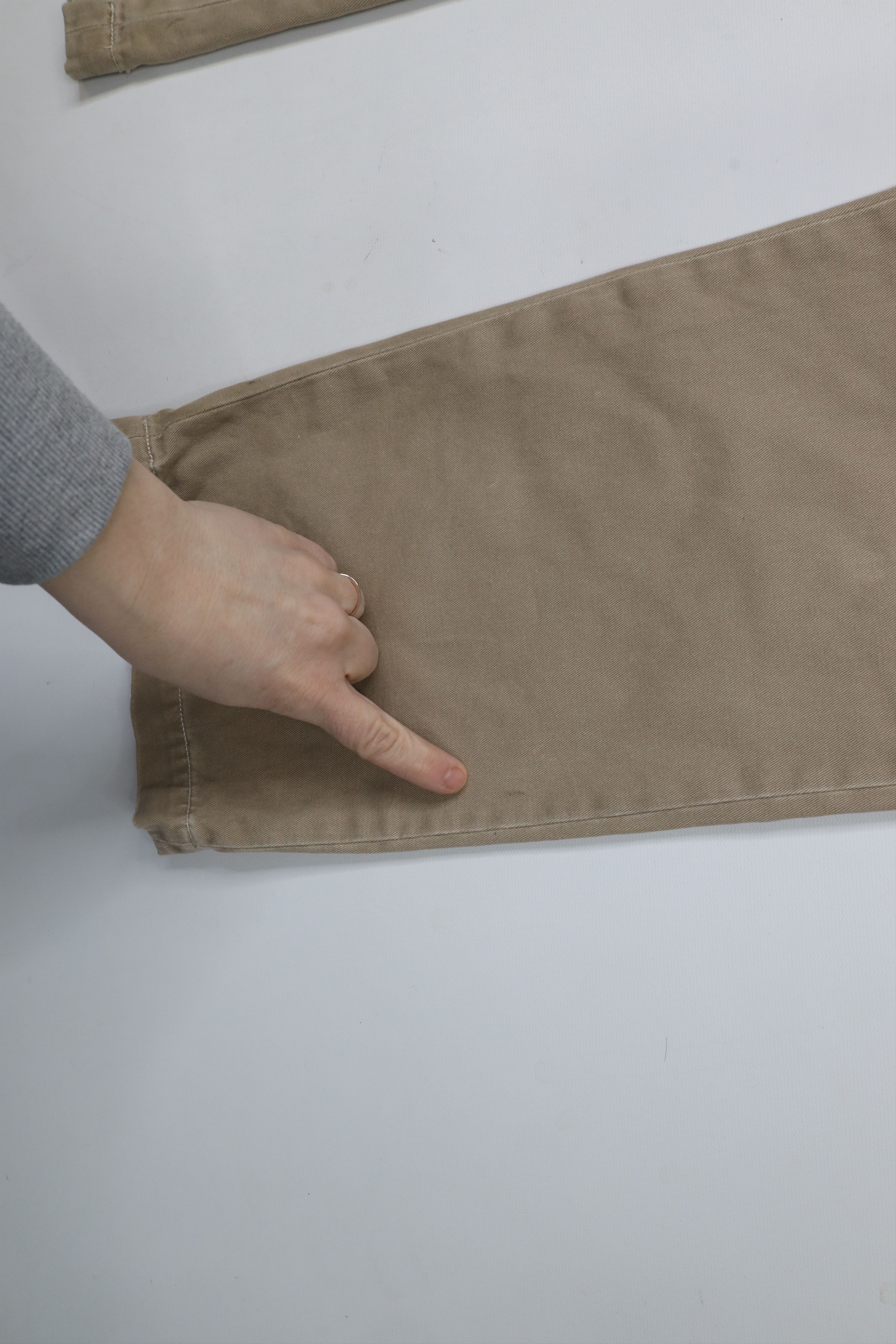 Ralph Lauren × Vintage Vintage 90s Ralph Lauren Fit Distressed Wide Leg Chino Pants Size US 40 / EU 56 - 5 Thumbnail