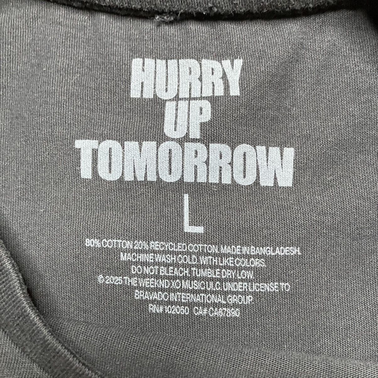 H&M × The Weeknd The Weeknd Hurry Up Tomorrow Album Graphic Tee Mens L Black Size US L / EU 52-54 / 3 - 5 Thumbnail