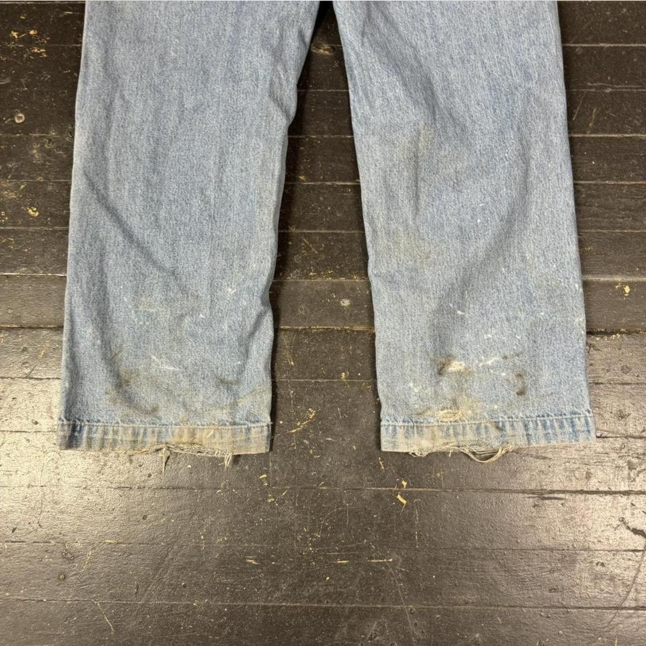 Route 66 Vintage 90s Route 66 Blue Denim Carpenter Jeans Size US 36 / EU 52 - 4 Thumbnail