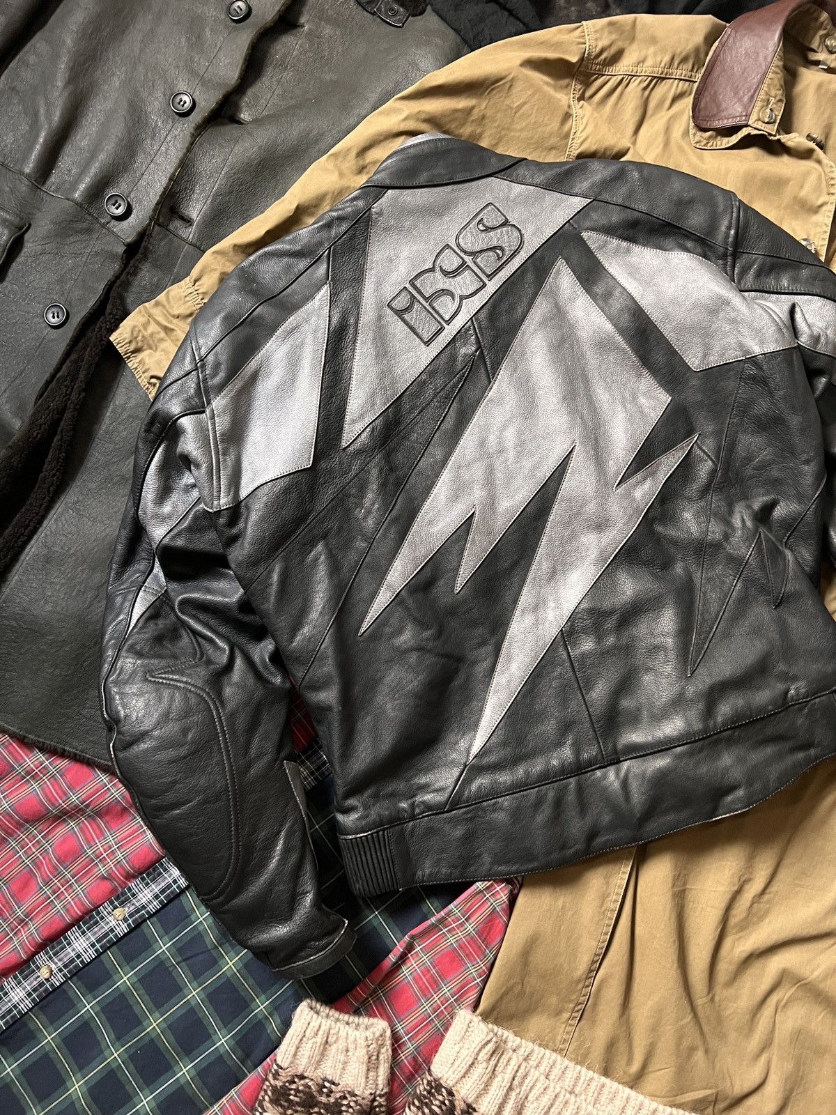 Other Vintage IXS Leather Biker Protection Moto Jacket Size US XL / EU 56 / 4 - 4 Thumbnail
