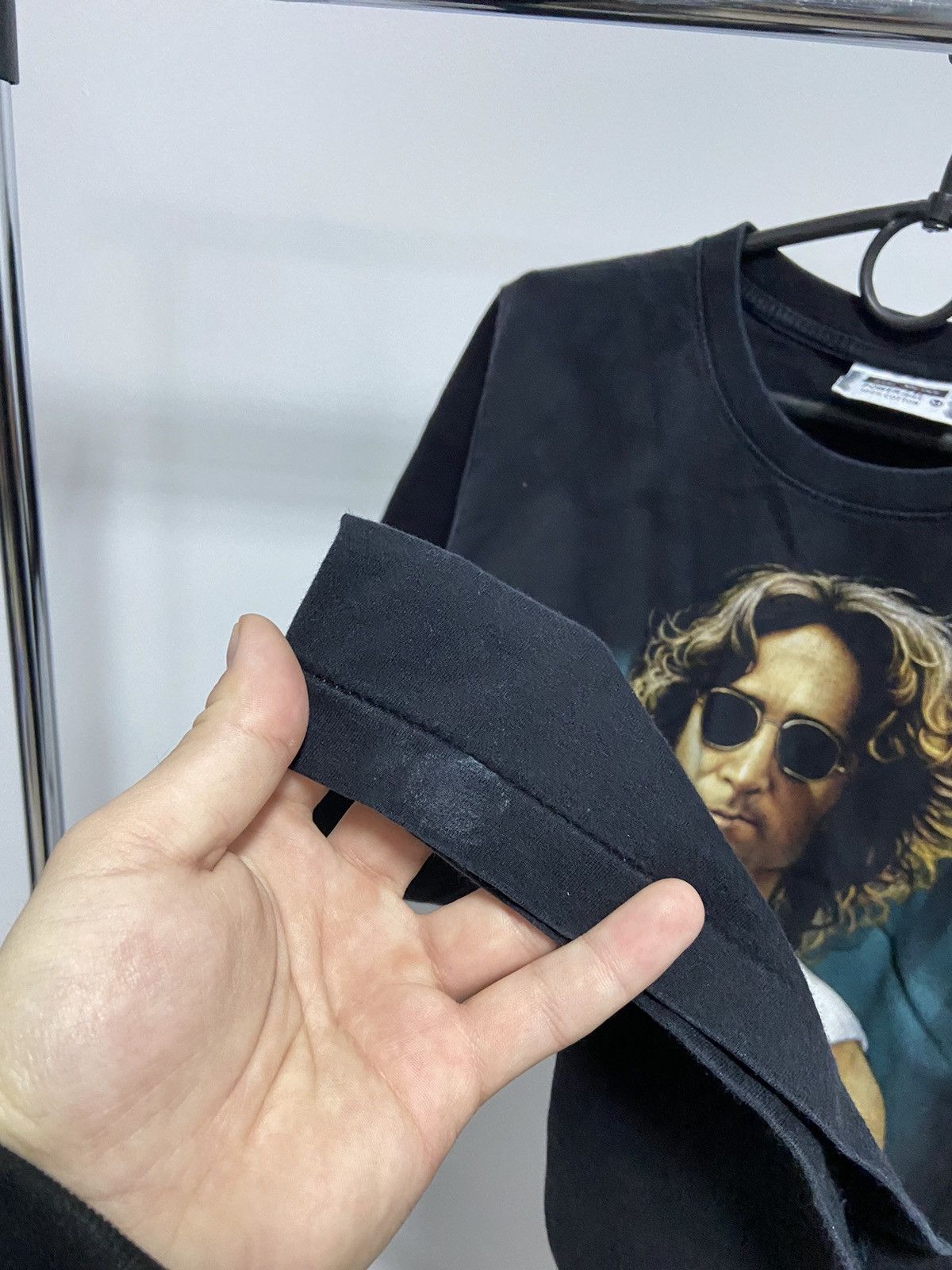 Vintage John Lennon t shirt rock vintage imagine big print Size US M / EU 48-50 / 2 - 8 Thumbnail
