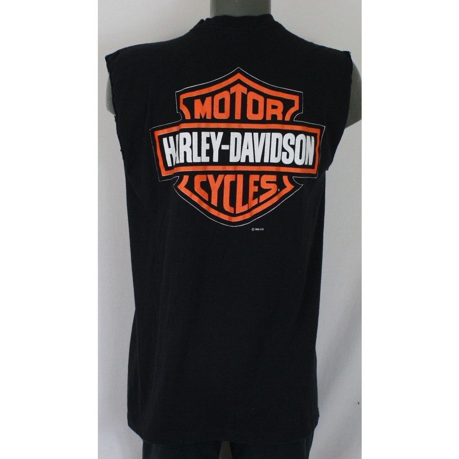 Harley Davidson × Vintage Vintage 90s Harley-Davidson Bald Eagle Sunset Shirt Made USA Size US L / EU 52-54 / 3 - 2 Thumbnail