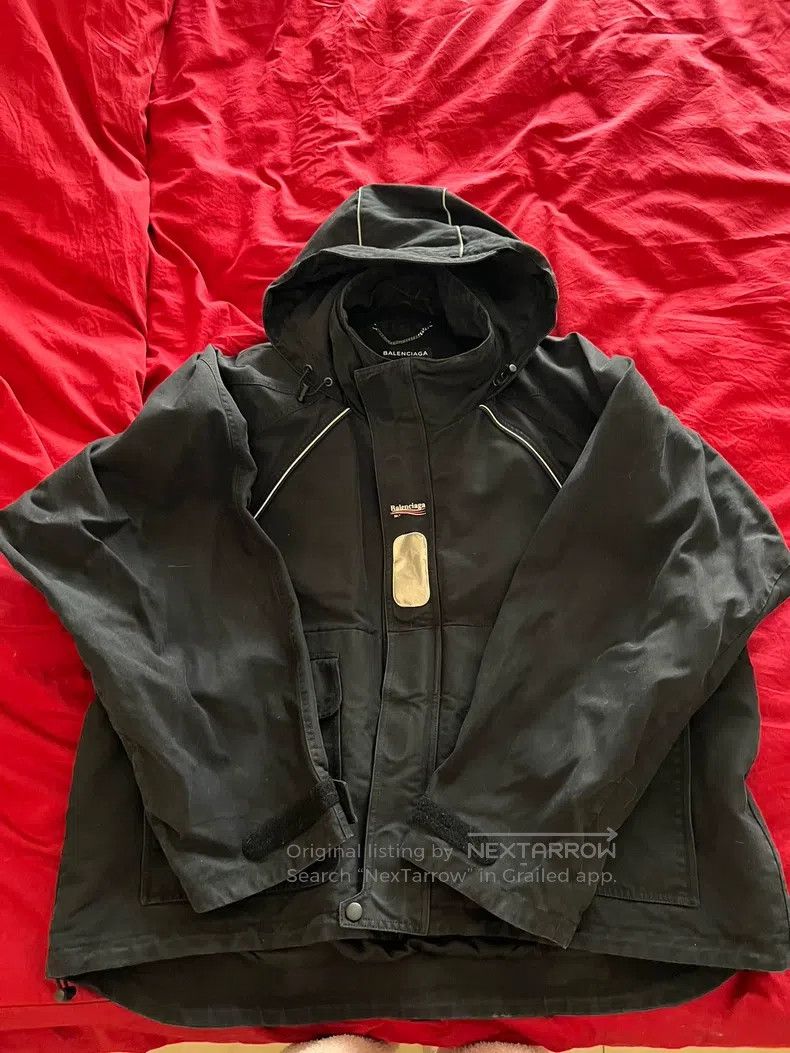 Balenciaga Balenciaga Black Parka Jacket Size US M / EU 48-50 / 2 - 1 Thumbnail