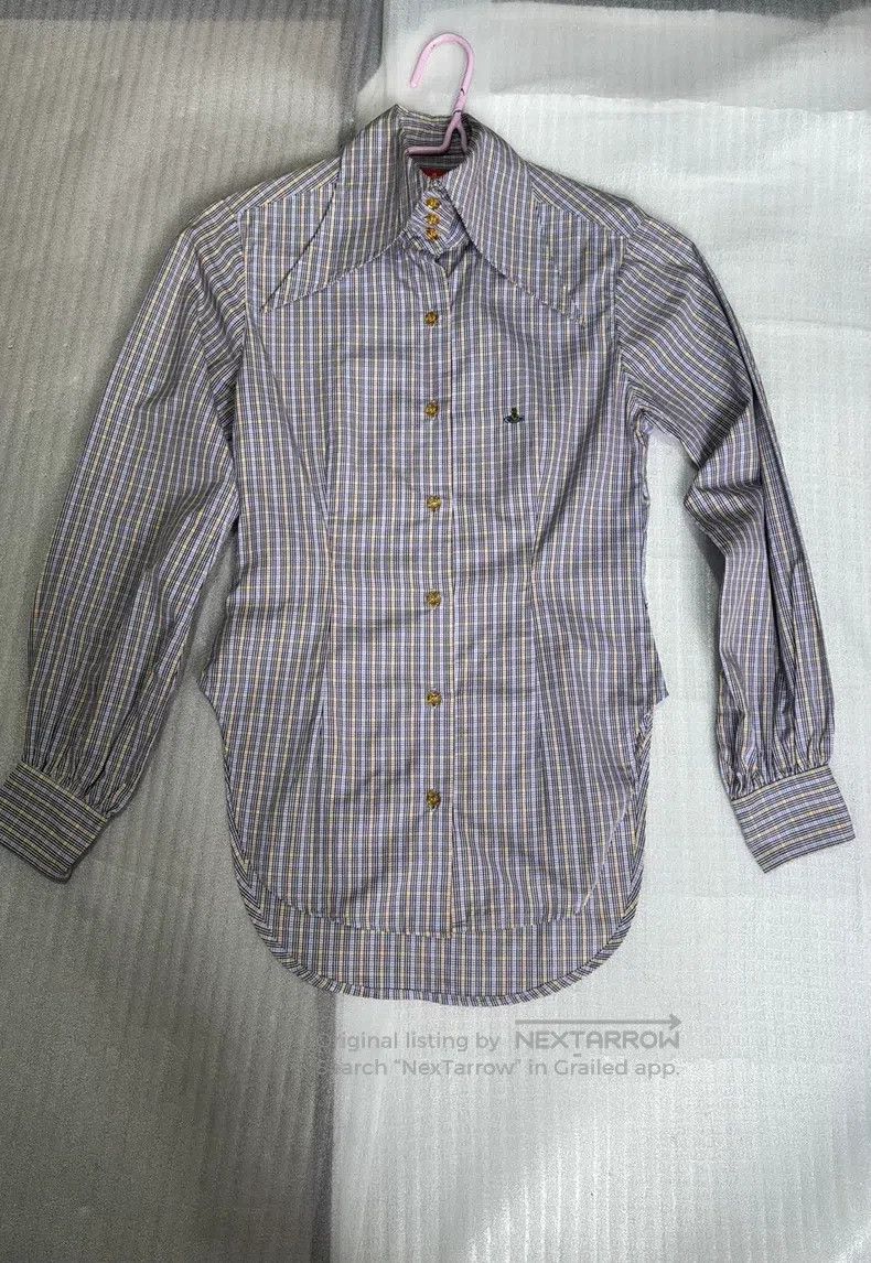 Vivienne Westwood Vivienne Westwood Rare 90s Pointed Collar Shirt Size S / US 4 / IT 40 - 5 Thumbnail