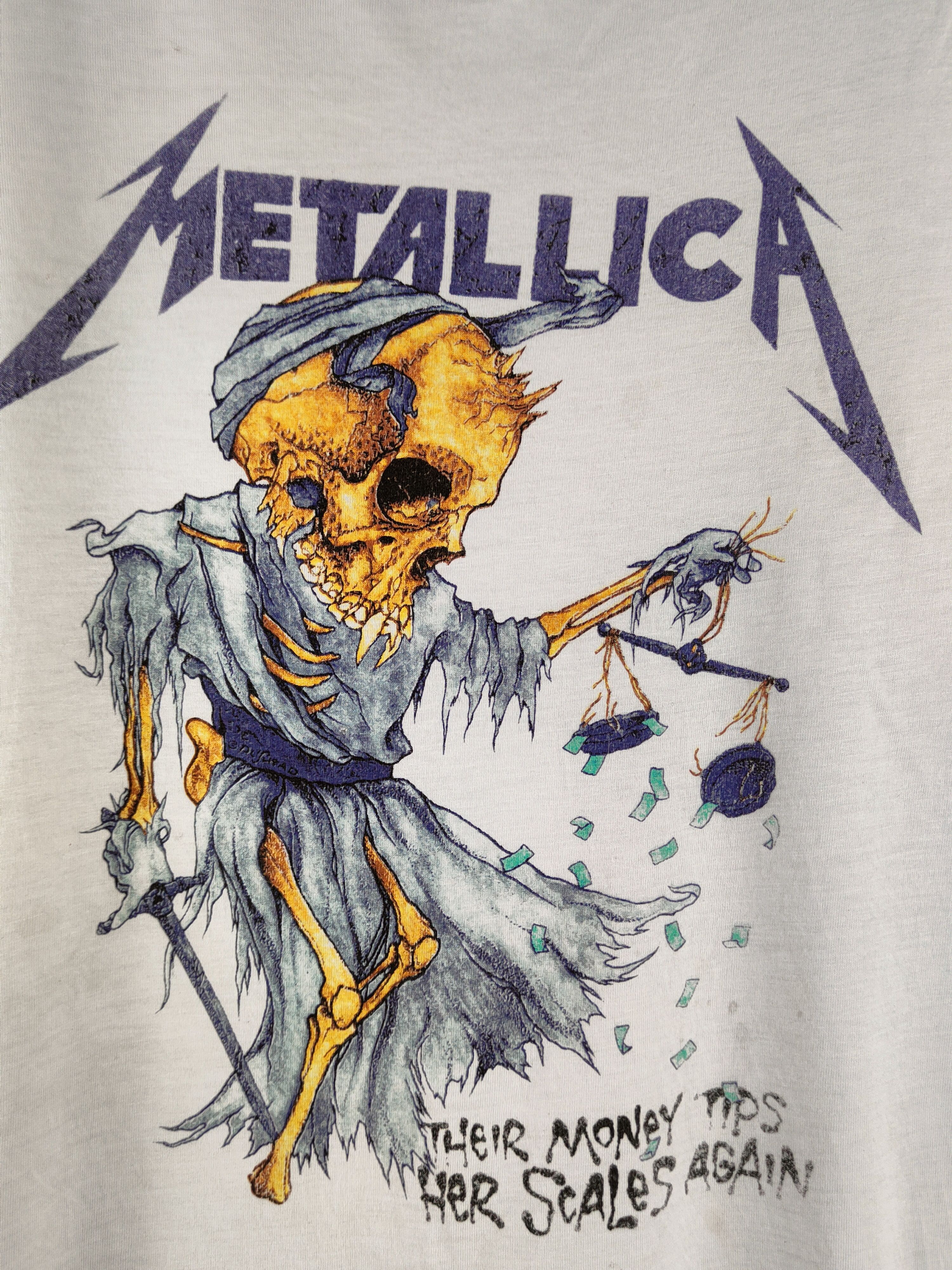 Metallica Metallica White Short Sleeve T-shirts #S2874 Size US L / EU 52-54 / 3 - 3 Thumbnail