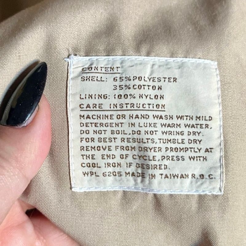 Vintage Vintage 70s Saxton Hall Khaki Rain Coat Trench Jacket Small Size S / US 4 / IT 40 - 8 Thumbnail