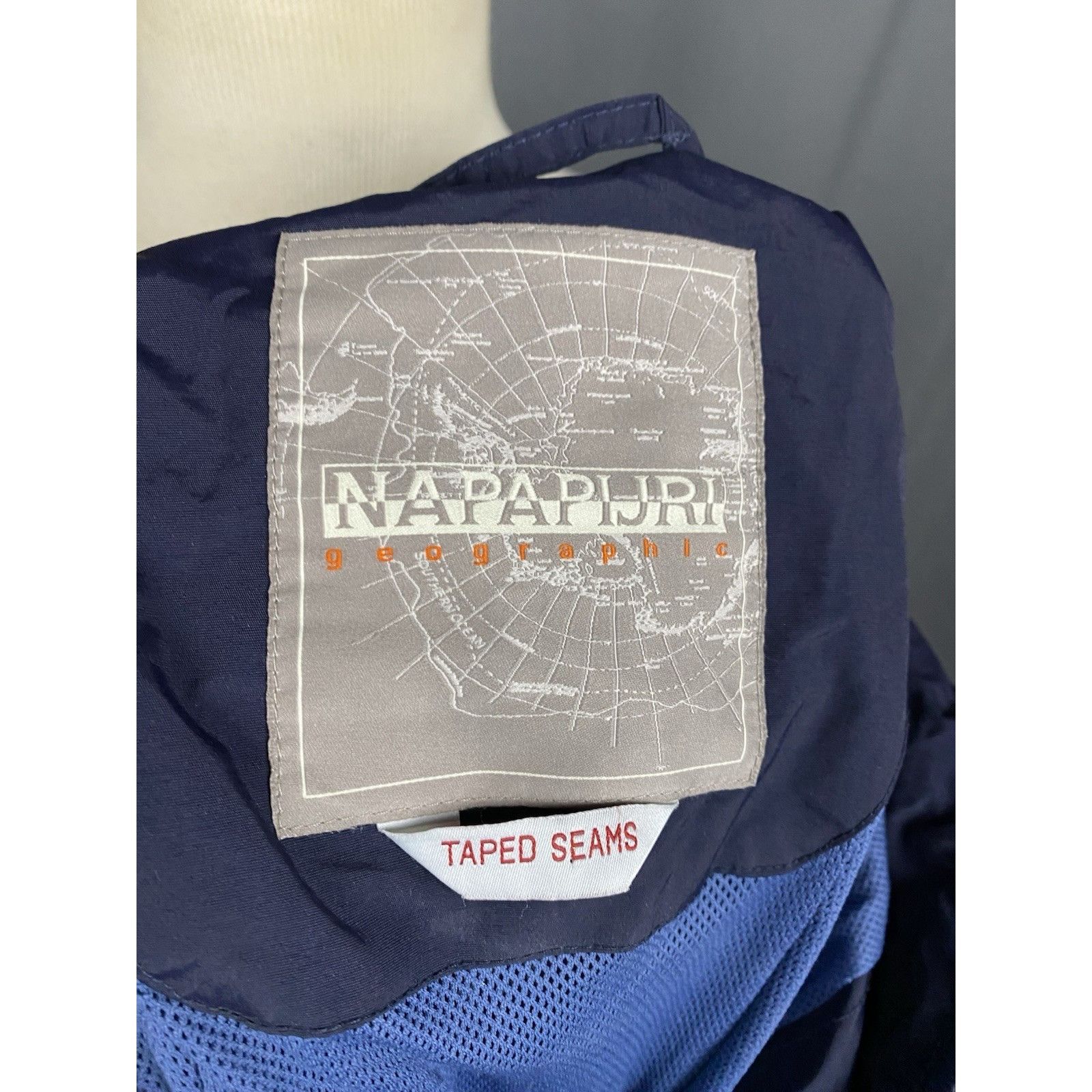 Napapijri Napapijri Rainforest Men's Blue Anorak Windbreaker Jacket Si Size US M / EU 48-50 / 2 - 10 Thumbnail