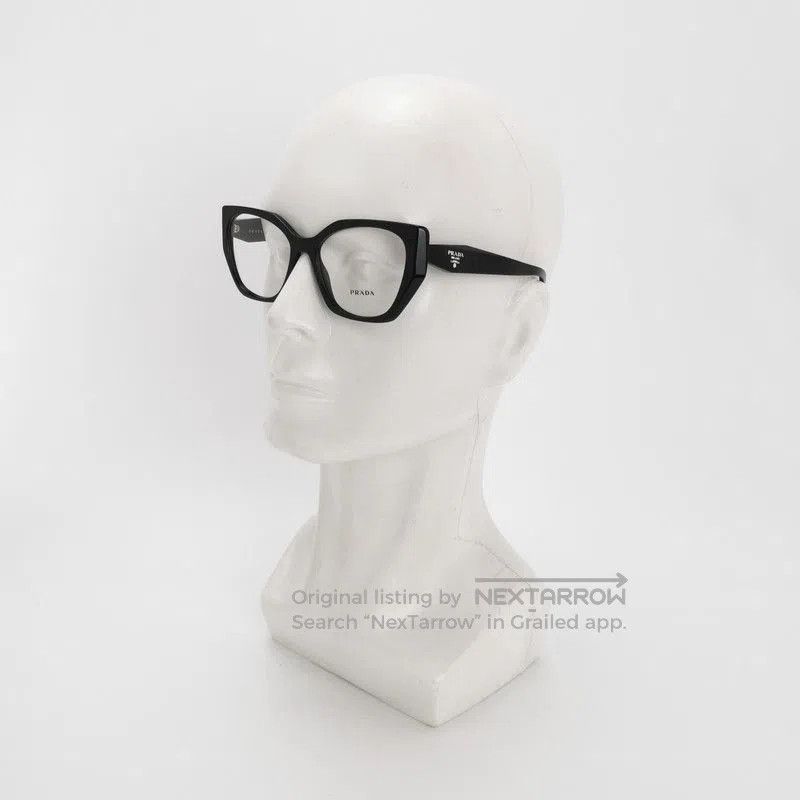 Prada Prada Black Logo Frame Glasses. Size ONE SIZE - 1 Thumbnail