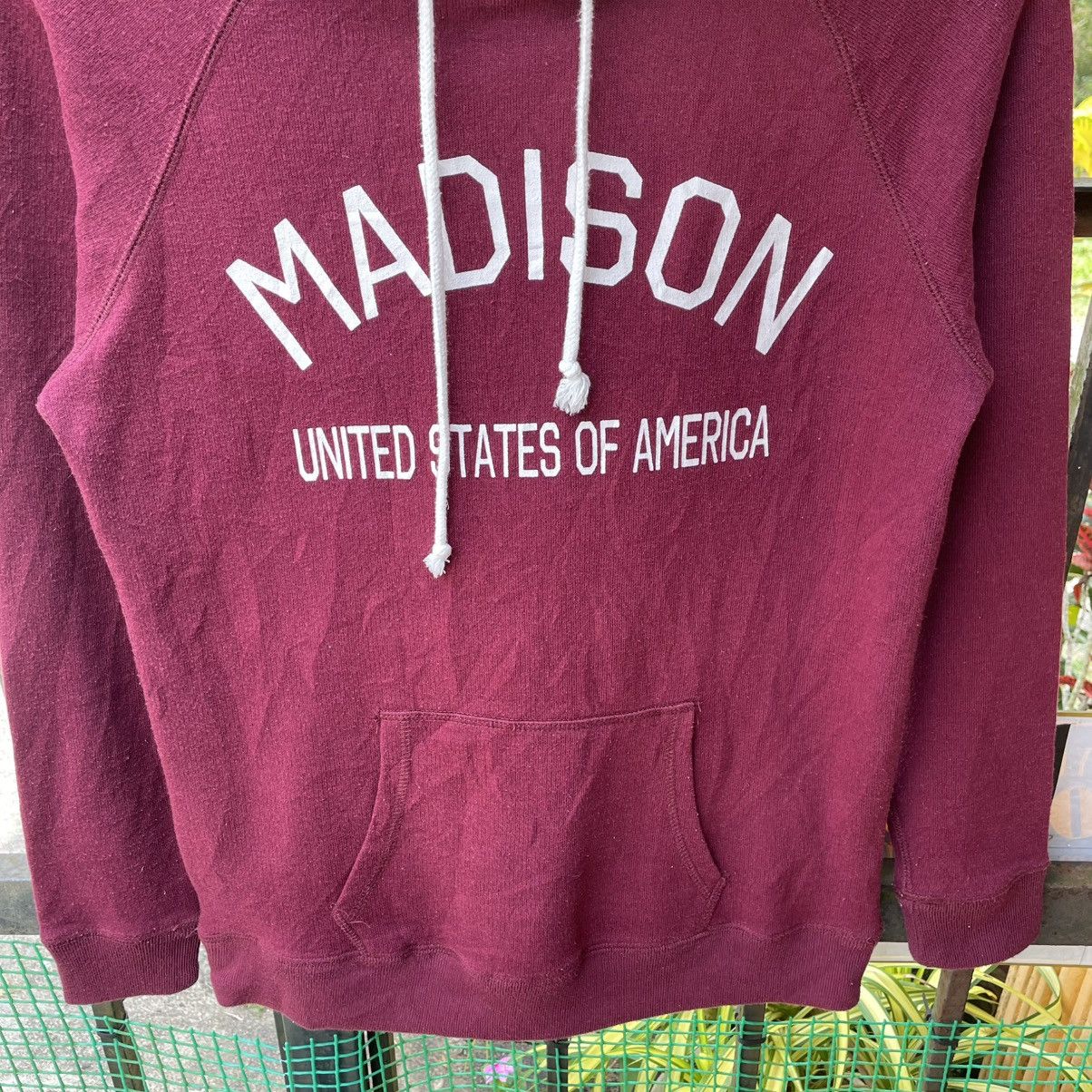 Japanese Brand × RAGEBLUE × Vintage 🔥🇯🇵Rageblue Madison United States America Pullover Hoodie Size US XS / EU 42 / 0 - 5 Thumbnail