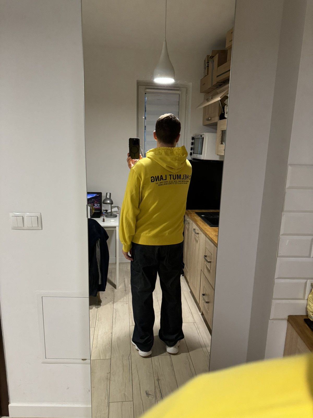 Helmut Lang Limited Edition! AW18/19 Helmut Lang Iconic Taxi Hoodie Size US XL / EU 56 / 4 - 13 Thumbnail