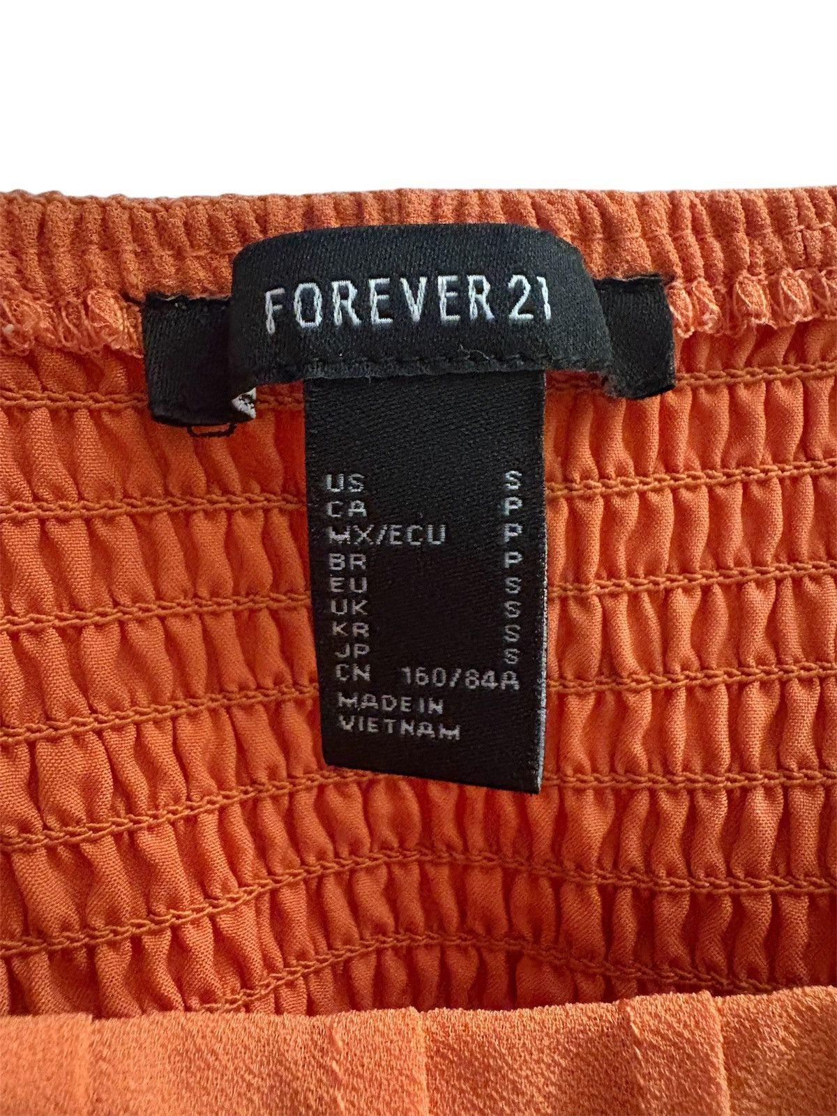 Forever 21 Orange Babydoll Sun Dress Size S / US 4 / IT 40 - 3 Thumbnail