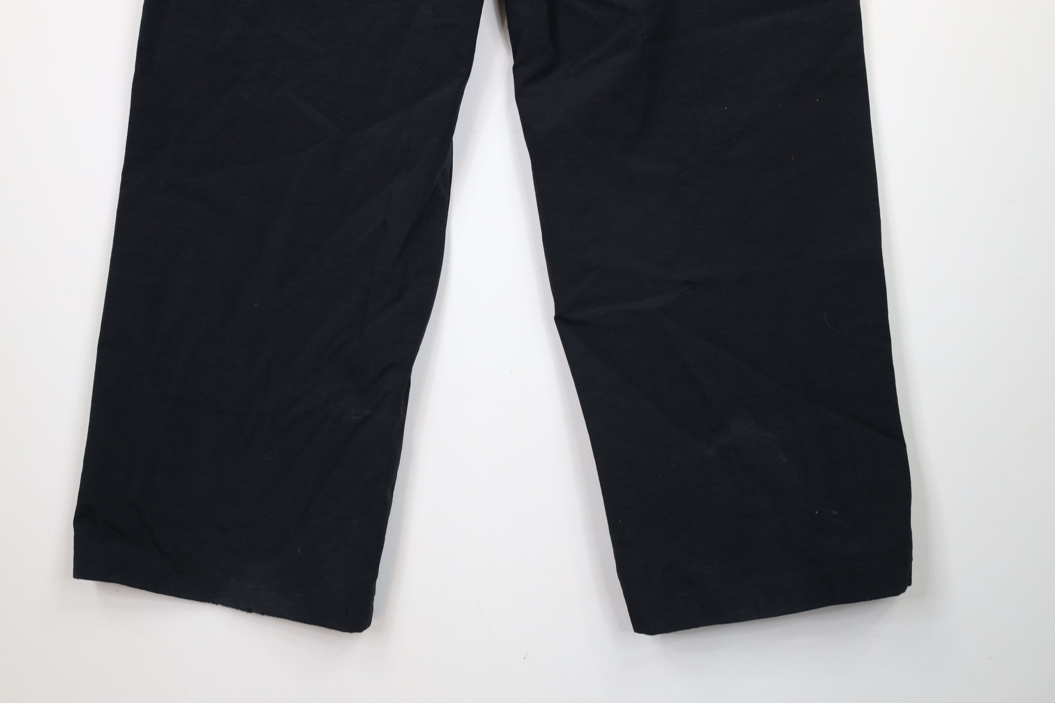 Vintage Vintage 90s Y2K Streetwear Wide Leg Skateboard Pants Black Size US 36 / EU 52 - 13 Thumbnail