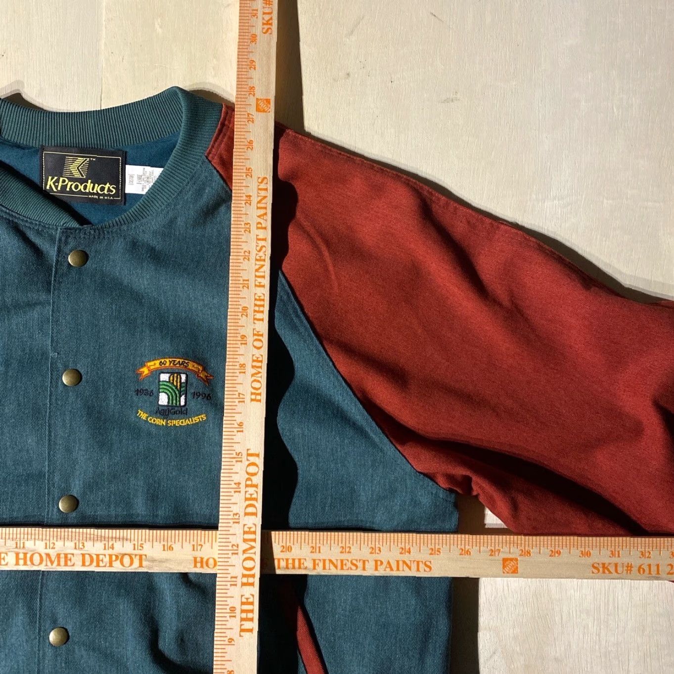 Vintage VINTAGE K-Products Jacket XL Green AgriGold 1996 Mens Button Up Size US XL / EU 56 / 4 - 4 Thumbnail