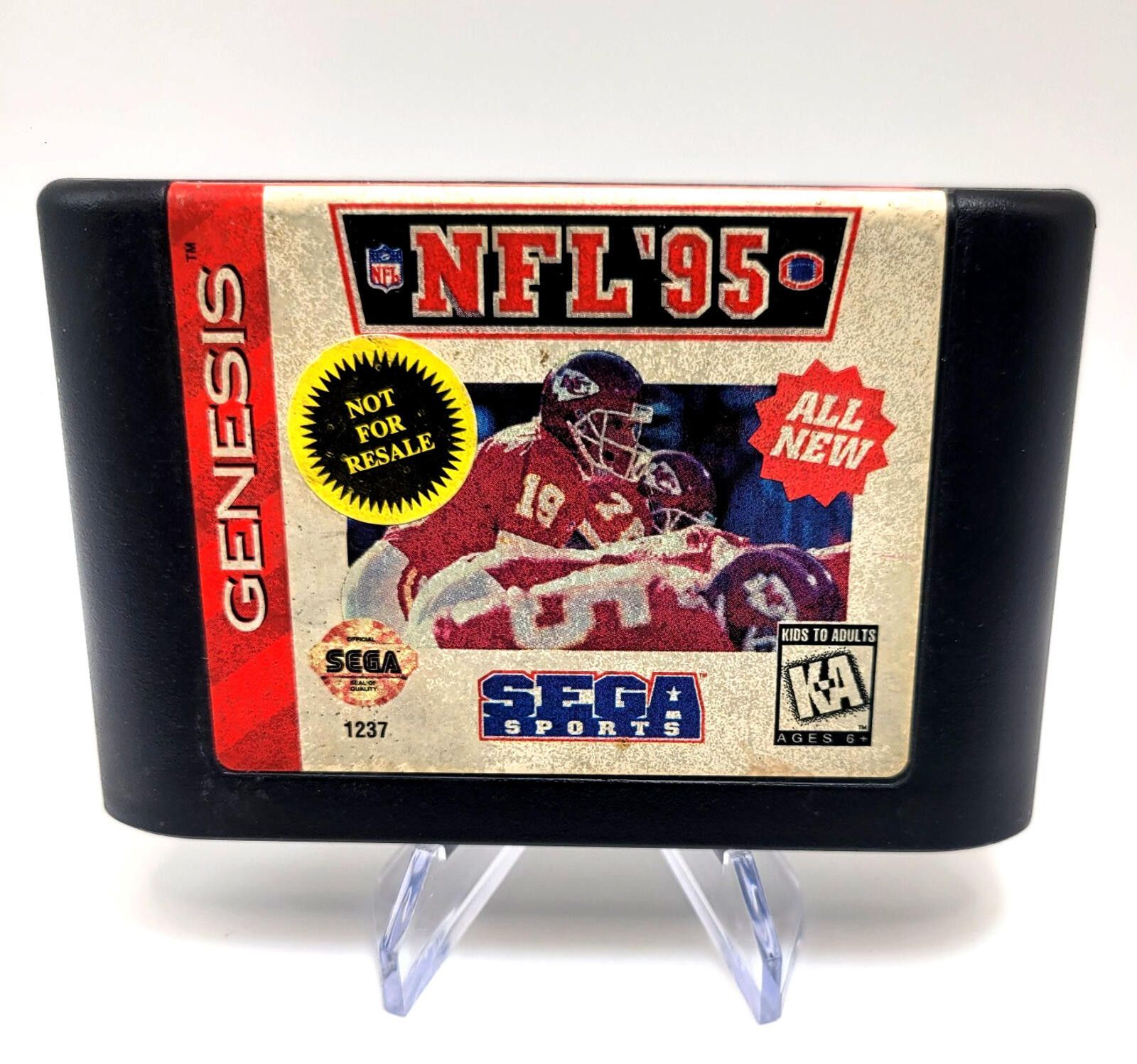 semanticdesign NFL '95 Sega Genesis Video Game Multiplayer Footbal Size ONE SIZE - 1 Thumbnail