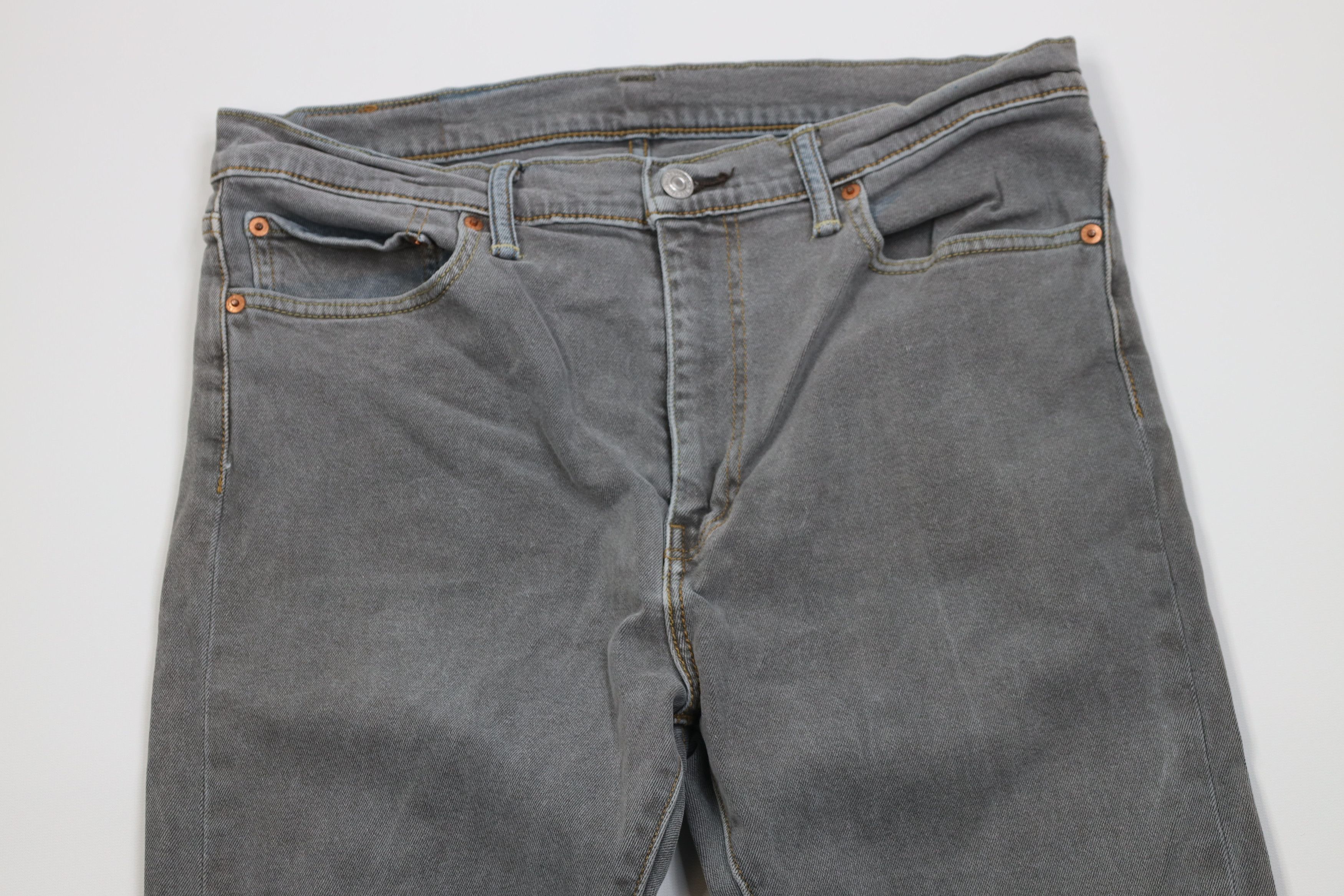 Levi's Vintage Y2K Levis 510 Stretch Skinny Fit Denim Jeans Gray Size US 34 / EU 50 - 2 Thumbnail