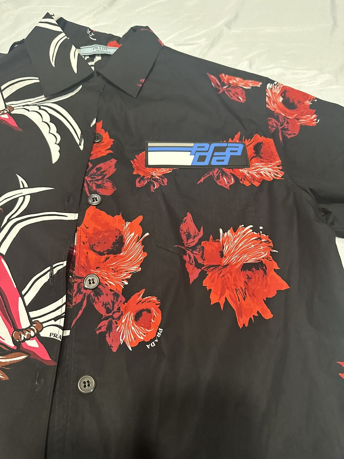 Prada Prada Short Sleeve Hawaiin Shirt Size US M / EU 48-50 / 2 - 4 Thumbnail