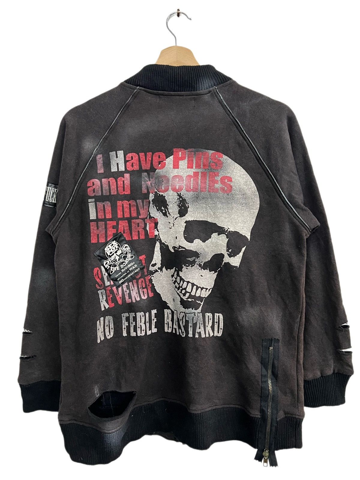 If Six Was Nine Vintage Sex Pot Revenge Trompe L'oeil Skull Sick Punk Style Size US L / EU 52-54 / 3 - 2 Thumbnail