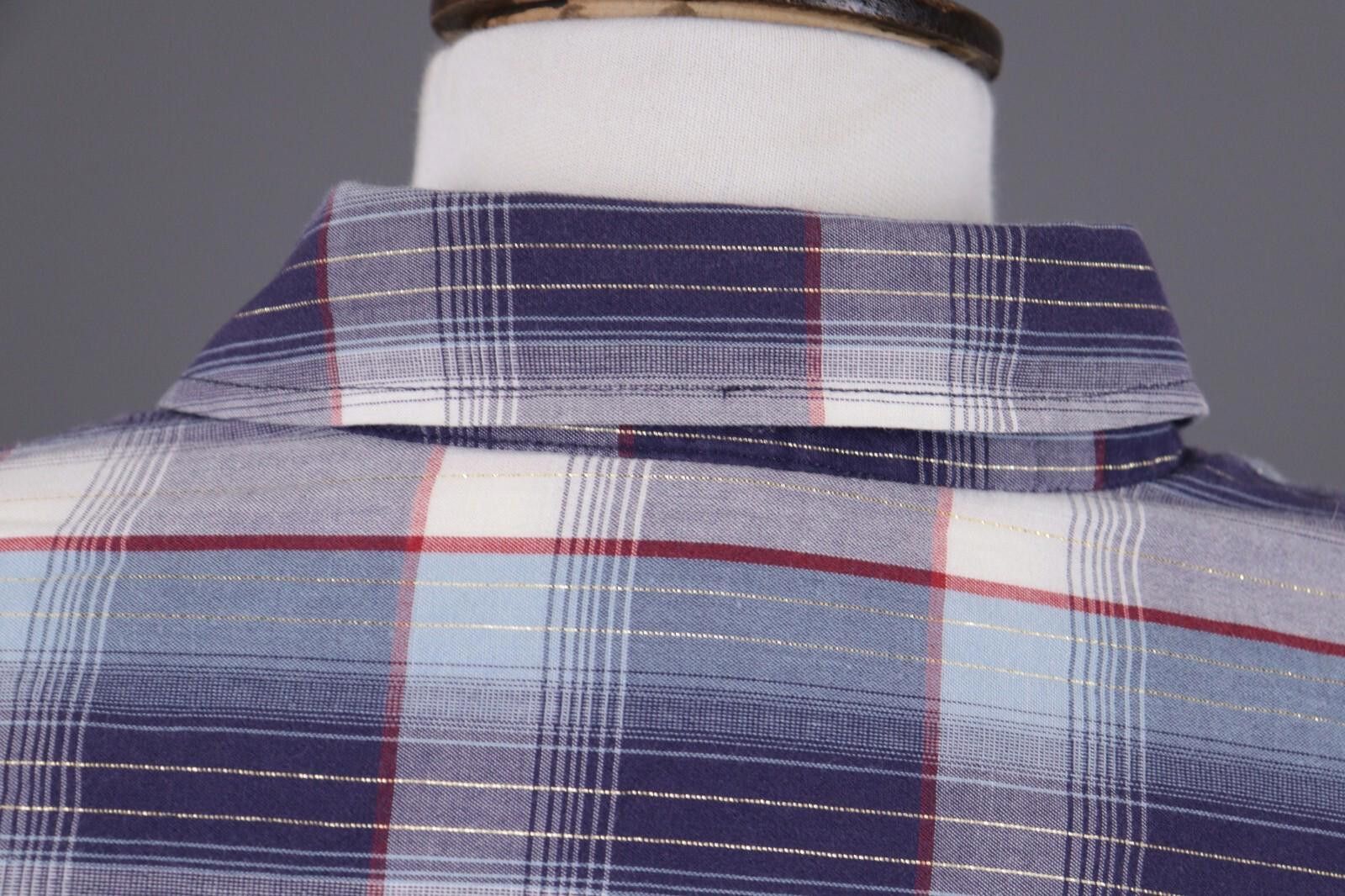 Nudie Jeans Nudie Jeans Multicolor Check Tunic Blouse Shirt Size L Size L / US 10 / IT 46 - 12 Thumbnail