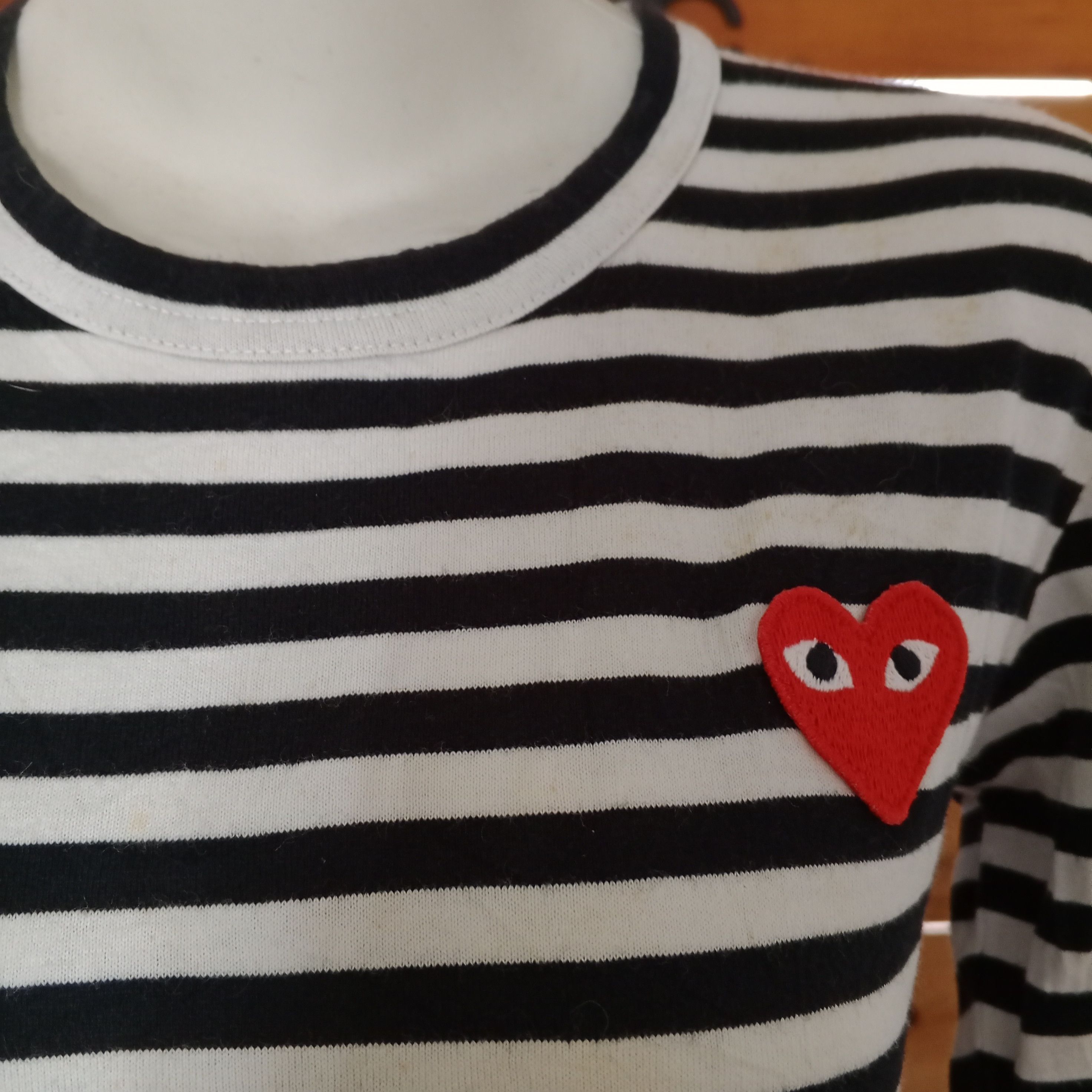 Comme des Garcons × Japanese Brand Auhentic Comme Des Garcons Striped Shirt Size S / US 4 / IT 40 - 2 Thumbnail