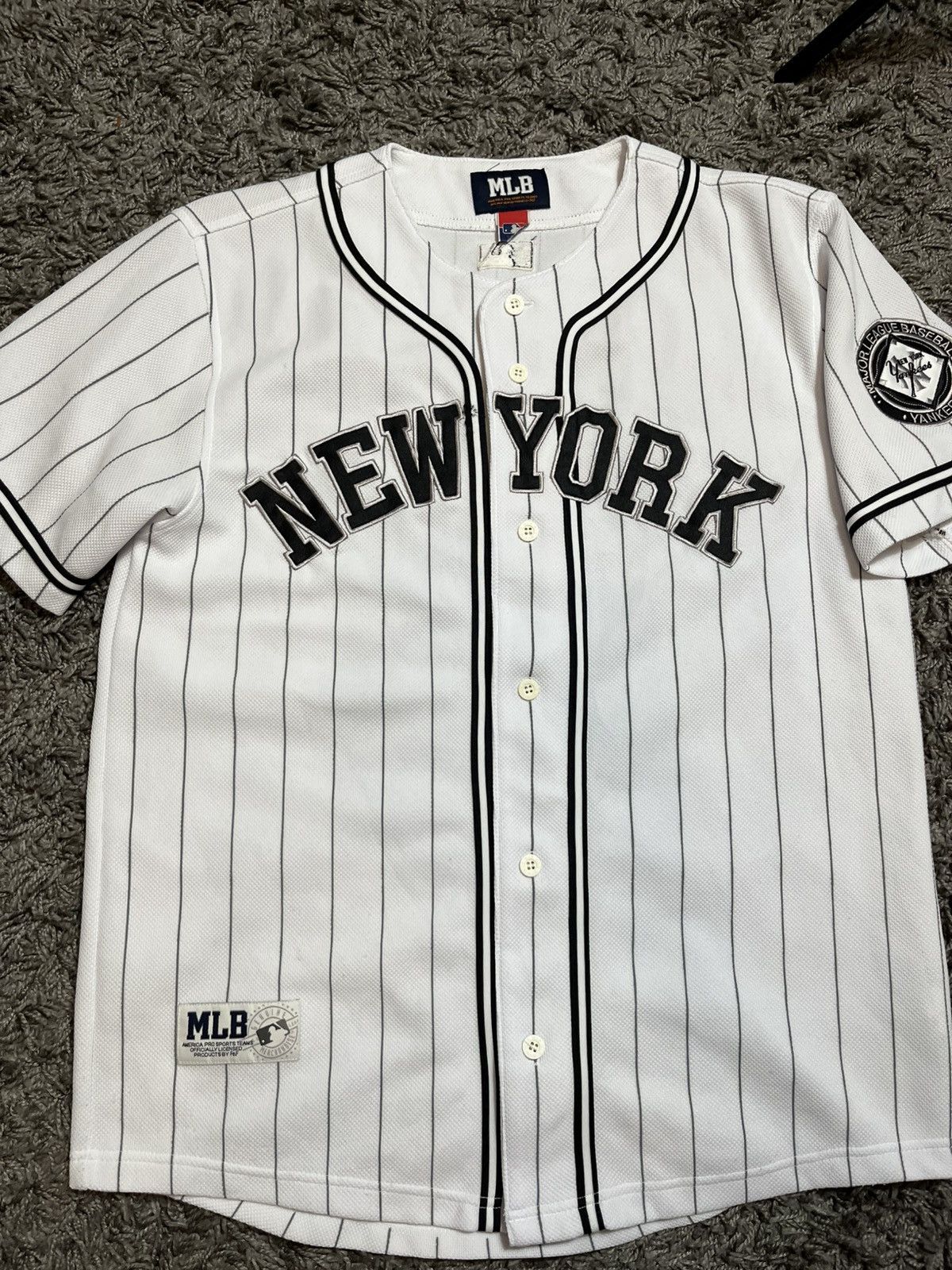 New York Yankees NEW YORK YANKEES VINTAGE Y2K JERSEY RAP STYLE Size US L / EU 52-54 / 3 - 2 Thumbnail