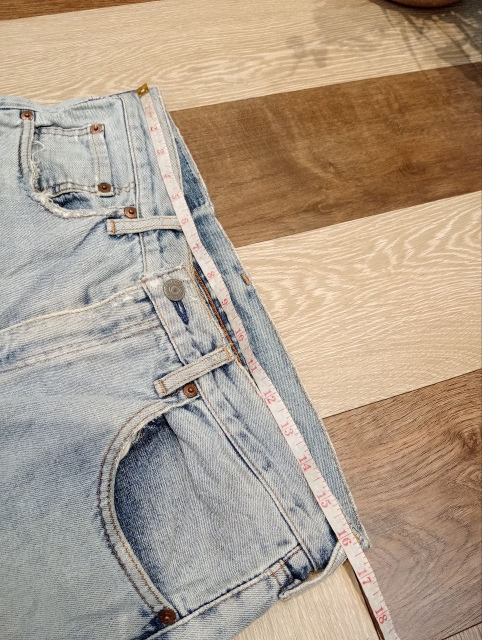 Levi's Vintage Clothing LEVI'S VINTAGE 502 REDLINE CAPITAL E SELVEDGE BLUE JEANS Size US 33 - 17 Thumbnail
