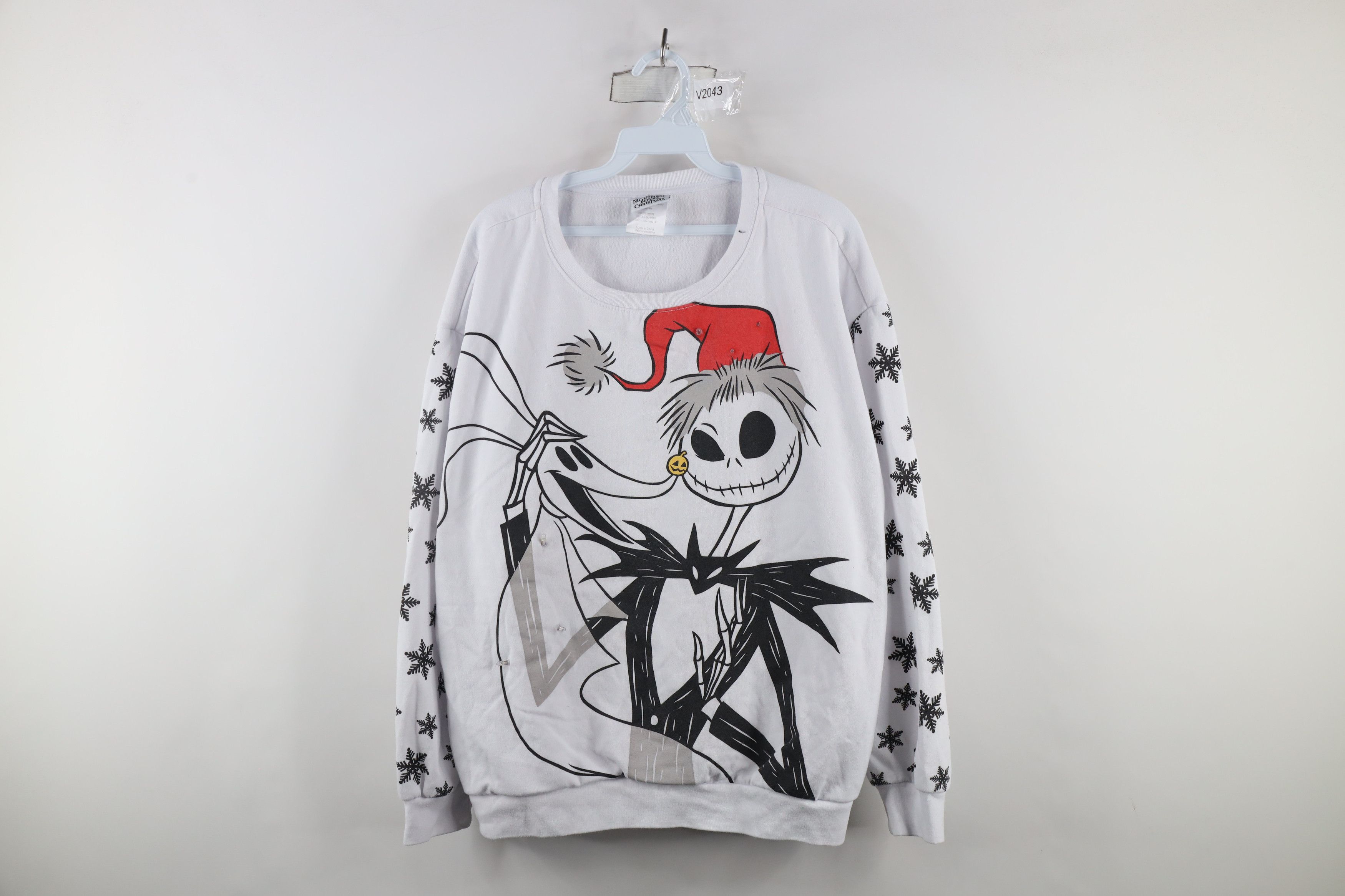 Disney × Vintage Vintage Disney Before Christmas All Over Print Sweatshirt Size XXL / US 16-18 / IT 52-54 - 1 Thumbnail