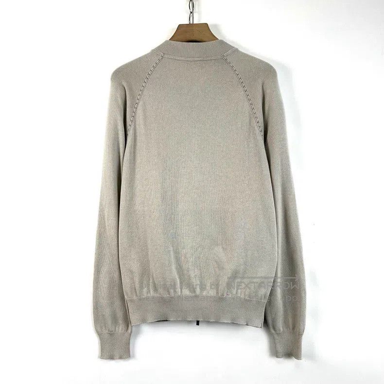 Hermes Hermes Gray Cashmere Cardigan Jacket Size US L / EU 52-54 / 3 - 2 Thumbnail