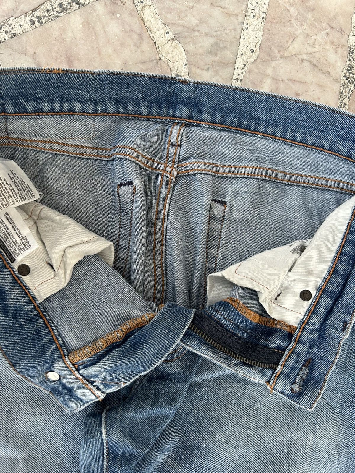 Levi's Levis 505 Ripped Jeans Size US 32 / EU 48 - 7 Thumbnail