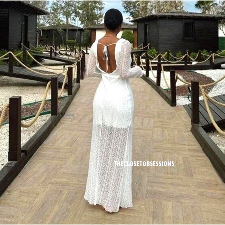 Zara ZARA BLOGGER FAVE!!! Open Back Maxi Dress NWT Size L / US 10 / IT 46 - 4 Thumbnail