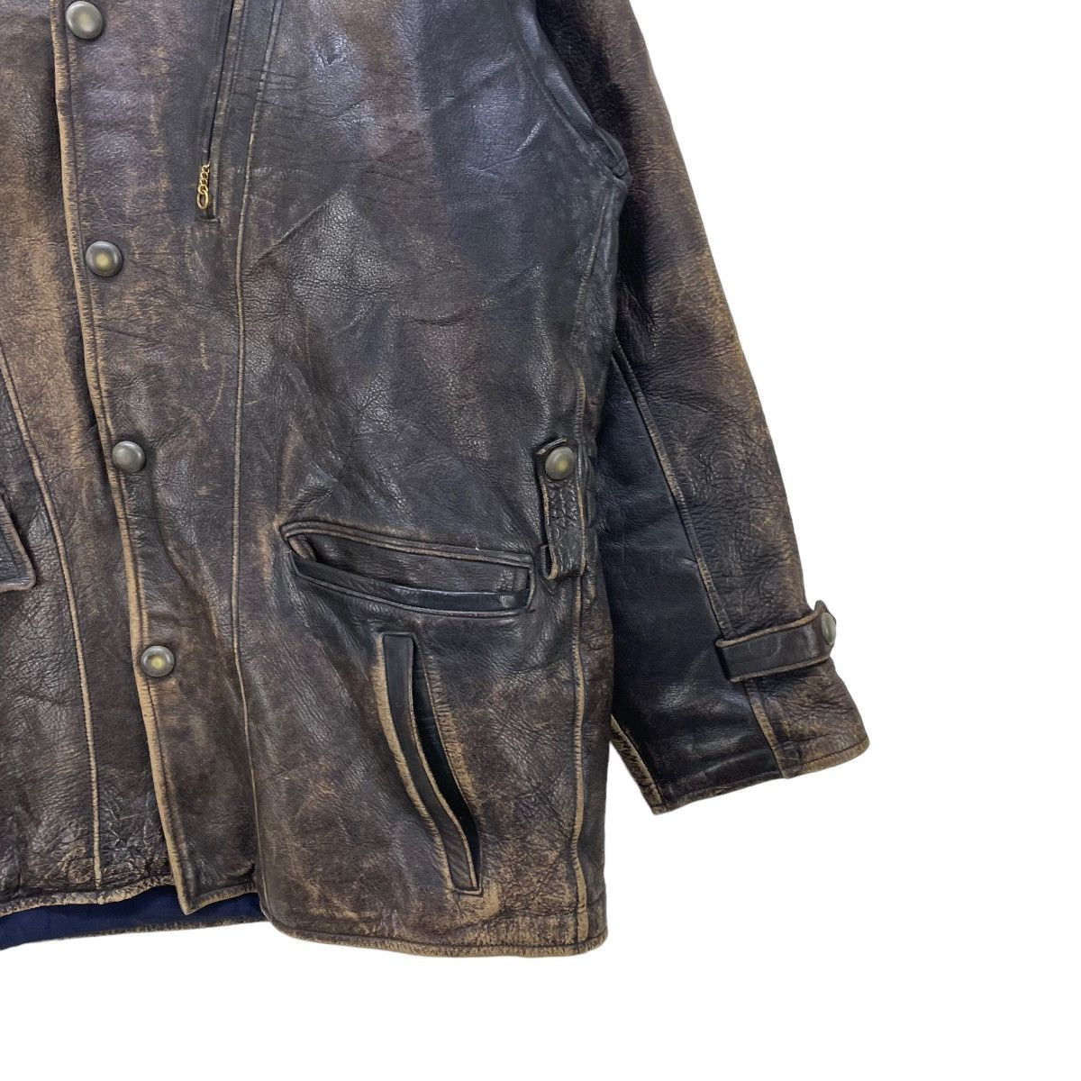 Japanese Brand Japanese Brand Cow Hide Leather Jacket Size US M / EU 48-50 / 2 - 5 Thumbnail